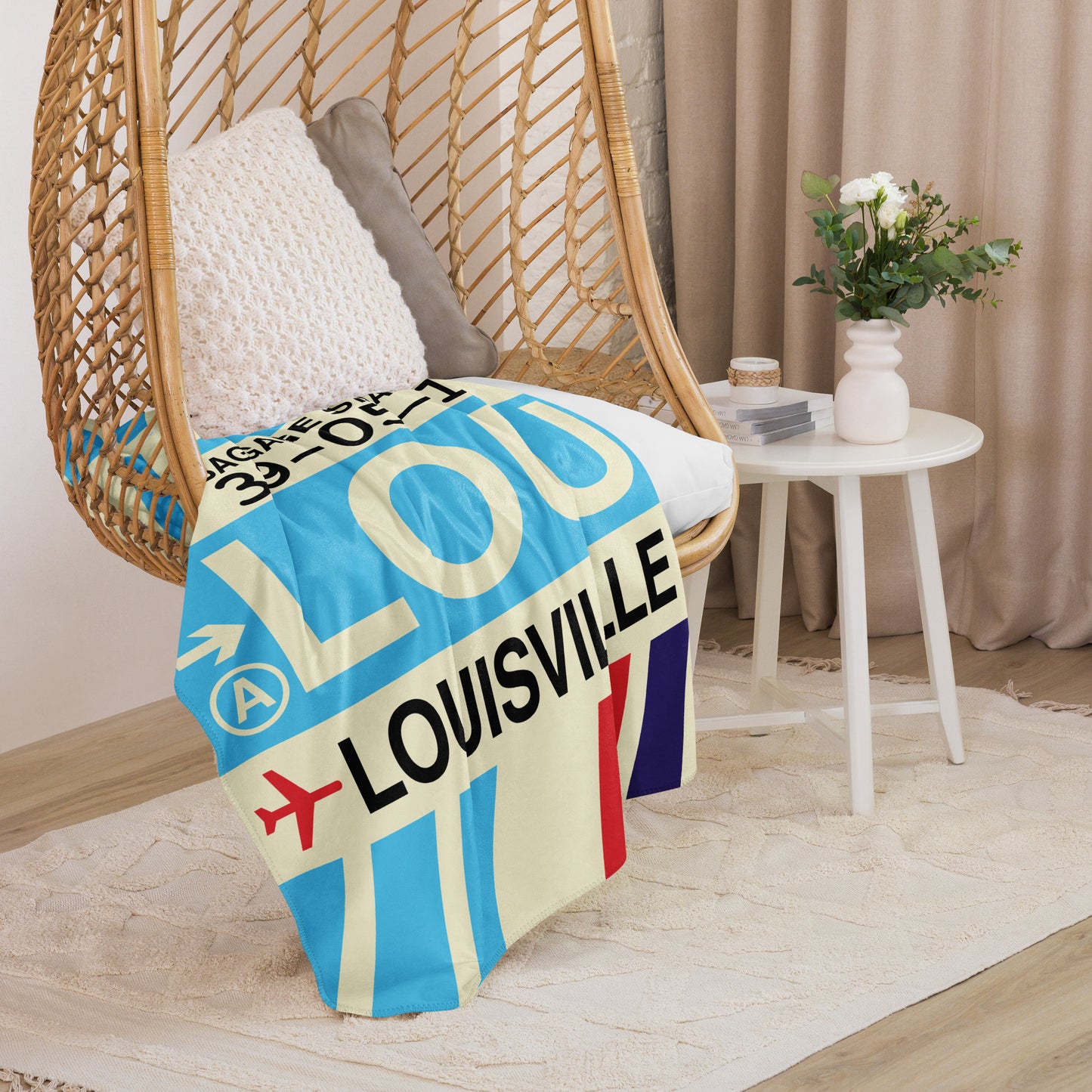 Travel Gift Sherpa Blanket • LOU Louisville Souvenir • YHM Designs - Image 07
