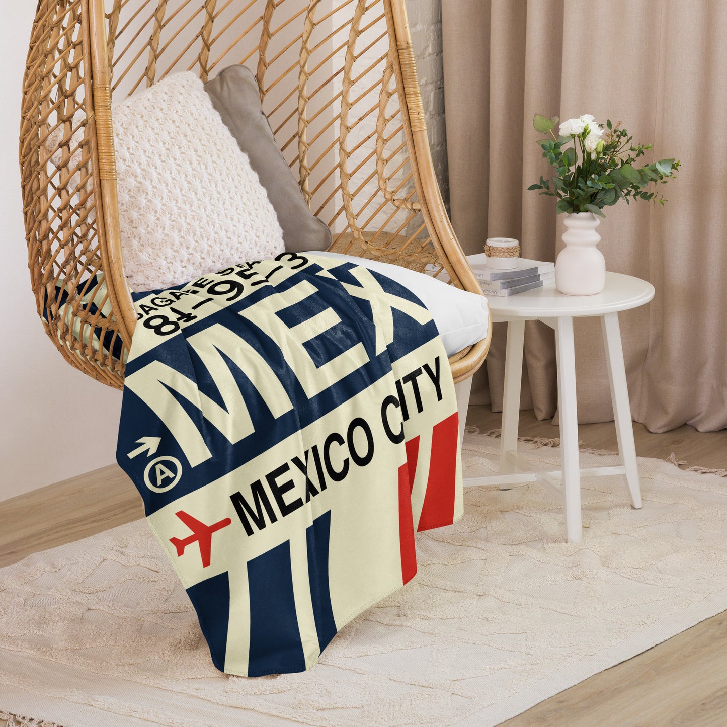 Travel Gift Sherpa Blanket • MEX Mexico City Souvenir • YHM Designs - Image 07