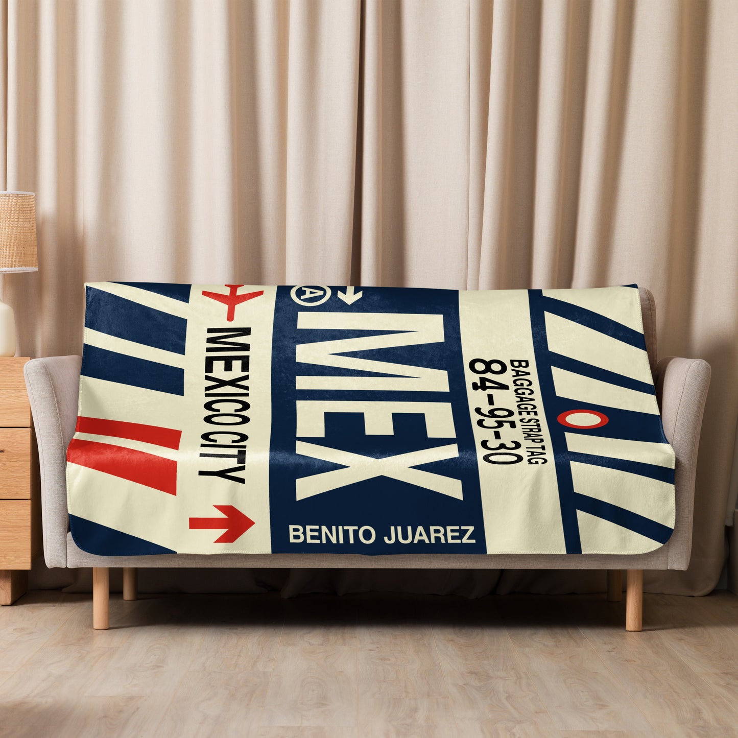 Travel Gift Sherpa Blanket • MEX Mexico City Souvenir • YHM Designs - Image 08