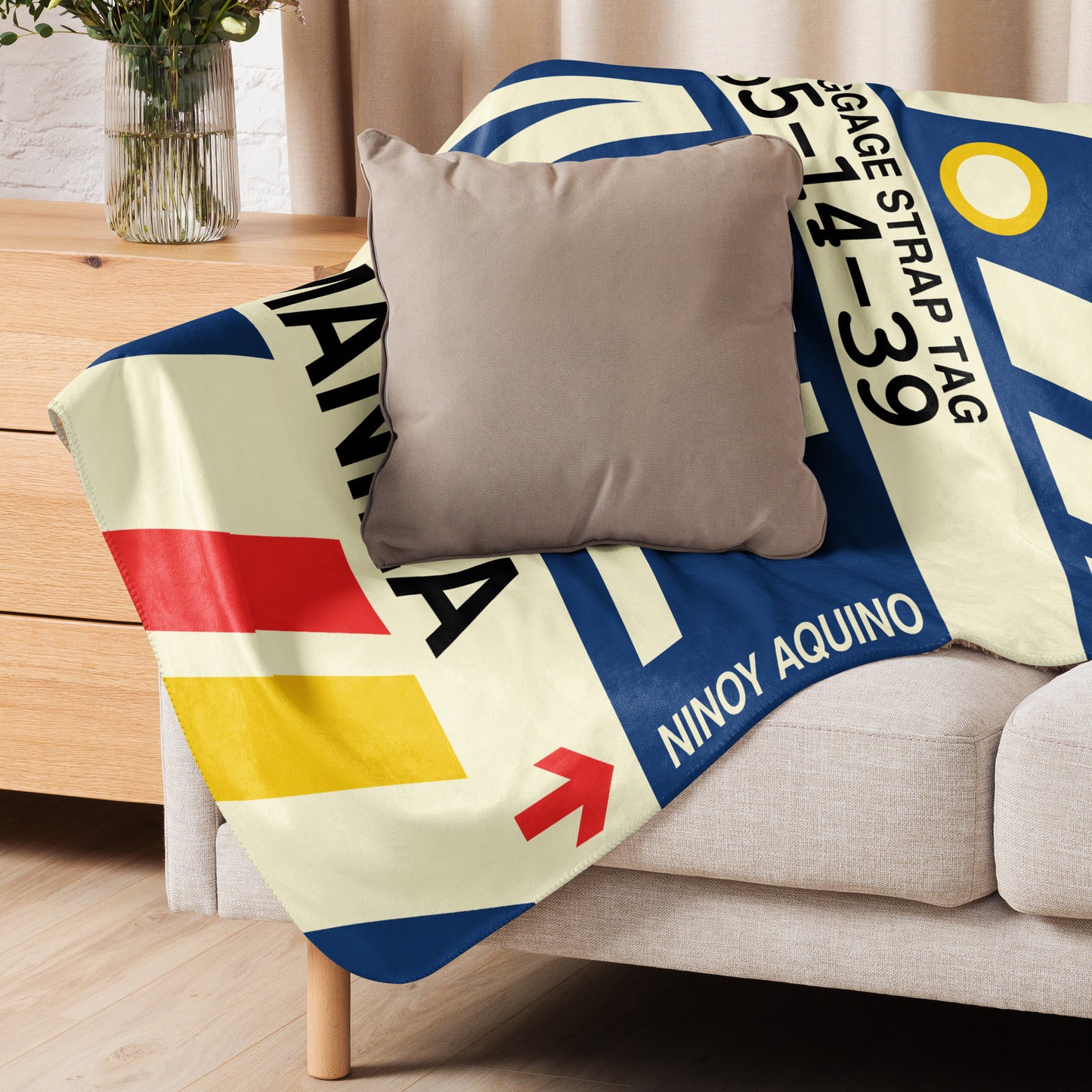 Travel Gift Sherpa Blanket • MNL Manila • YHM Designs - Image 06