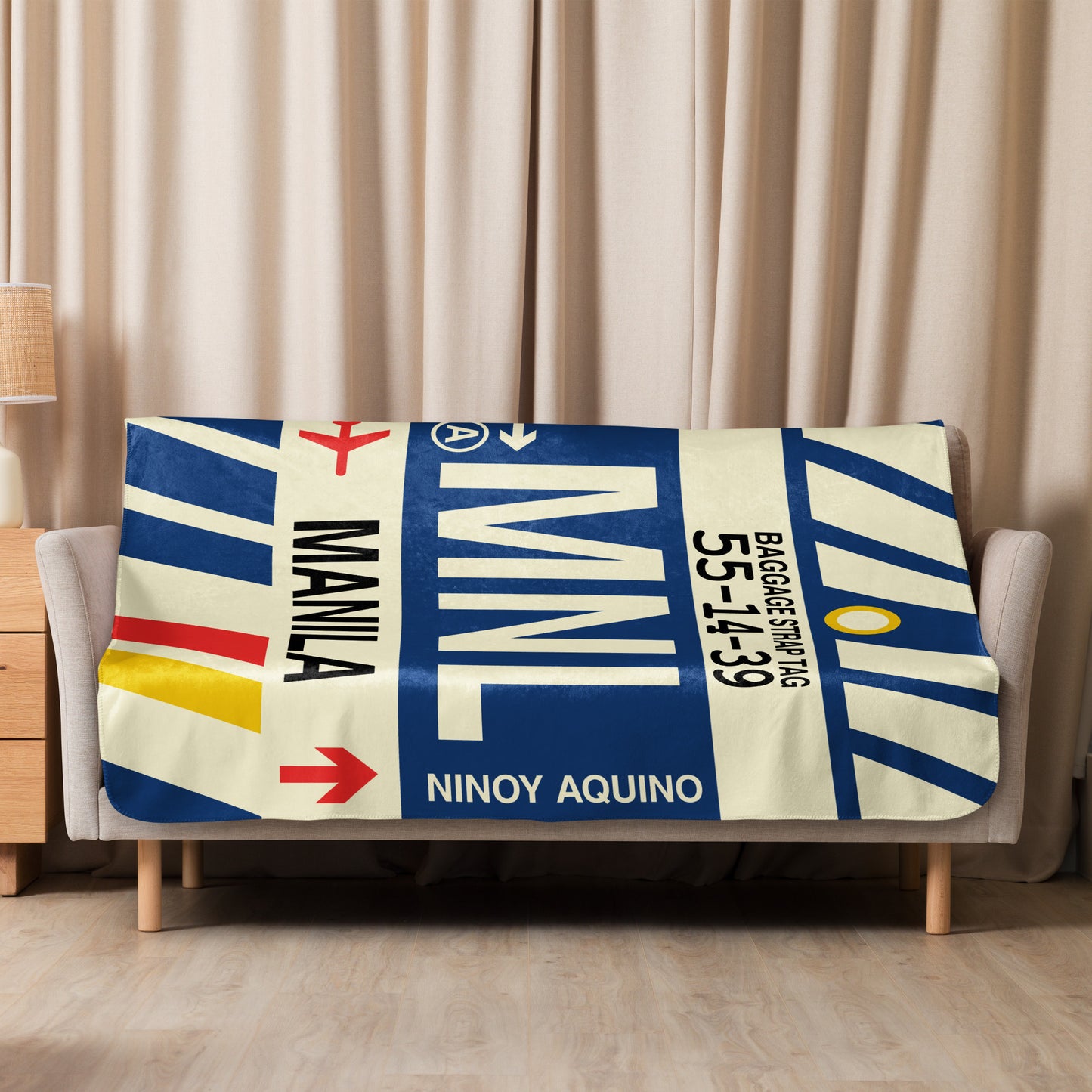 Travel Gift Sherpa Blanket • MNL Manila • YHM Designs - Image 08