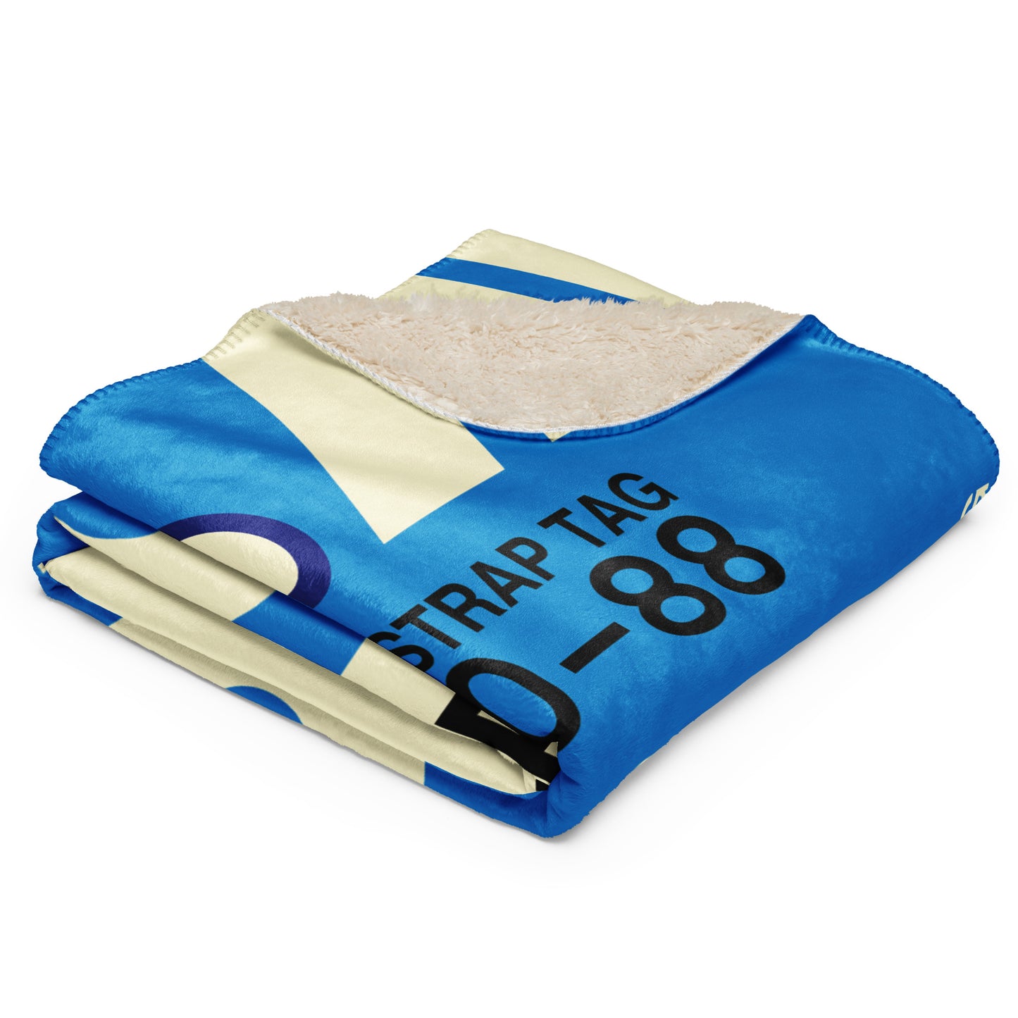 Travel Gift Sherpa Blanket • MSY New Orleans • YHM Designs - Image 03