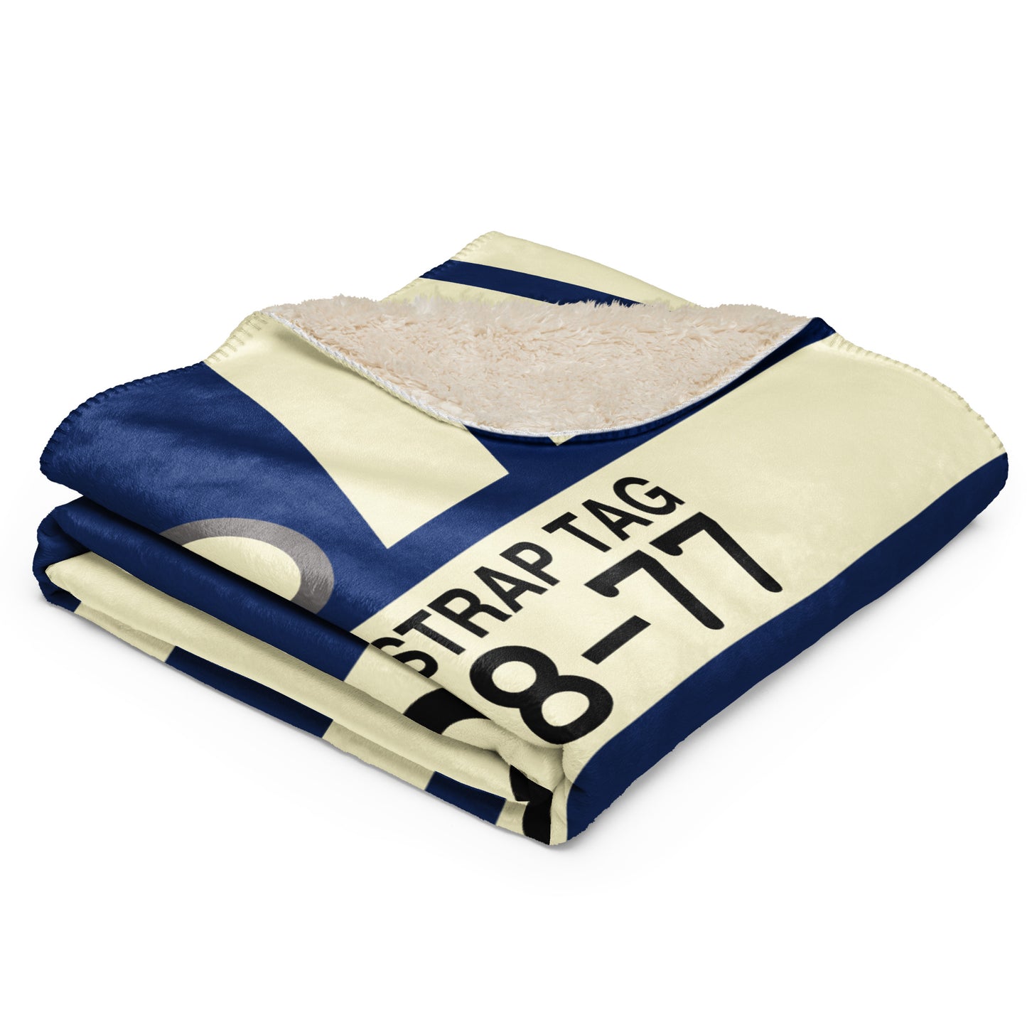 Travel Gift Sherpa Blanket • ORD Chicago Souvenir • YHM Designs - Image 03
