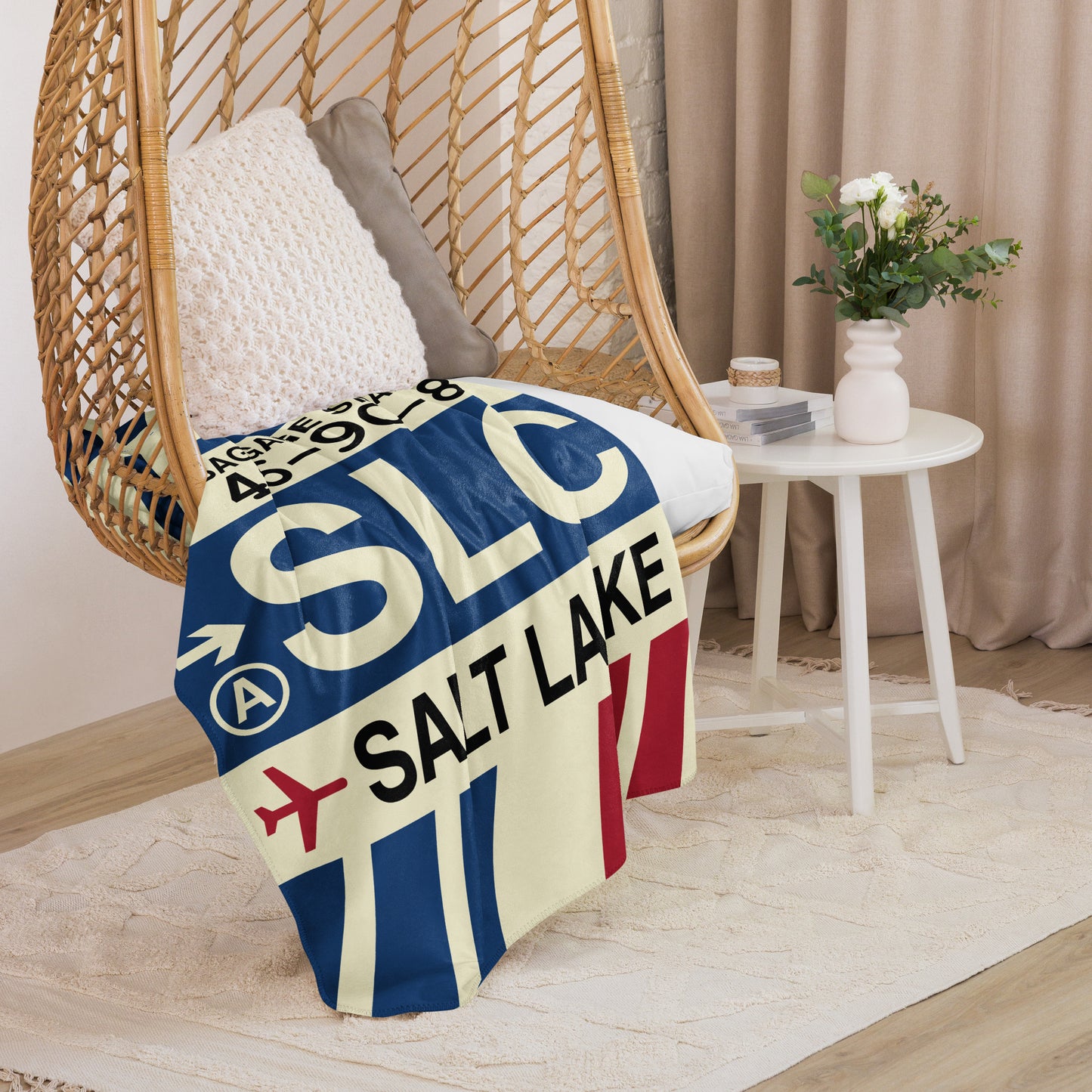 Travel Gift Sherpa Blanket • SLC Salt Lake City • YHM Designs - Image 07