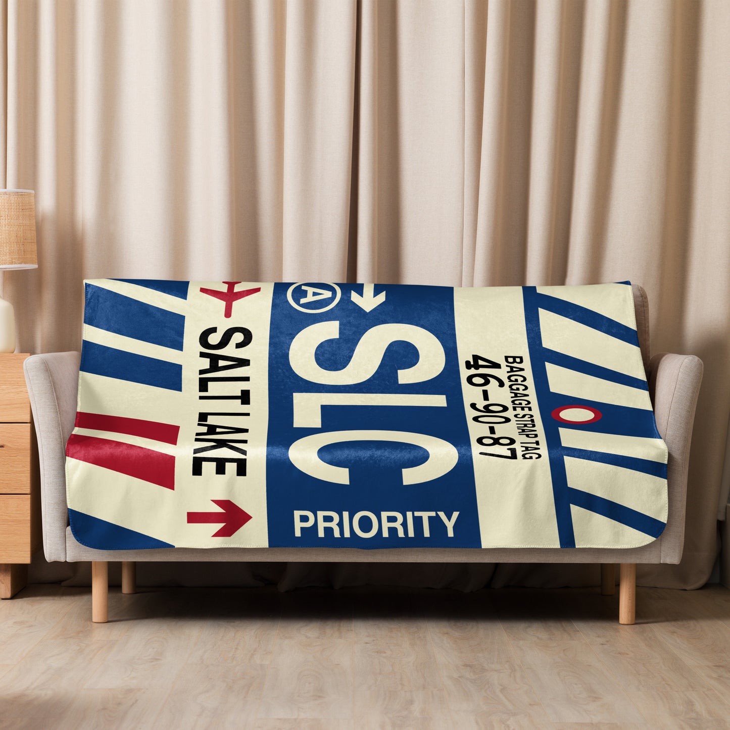 Travel Gift Sherpa Blanket • SLC Salt Lake City • YHM Designs - Image 08