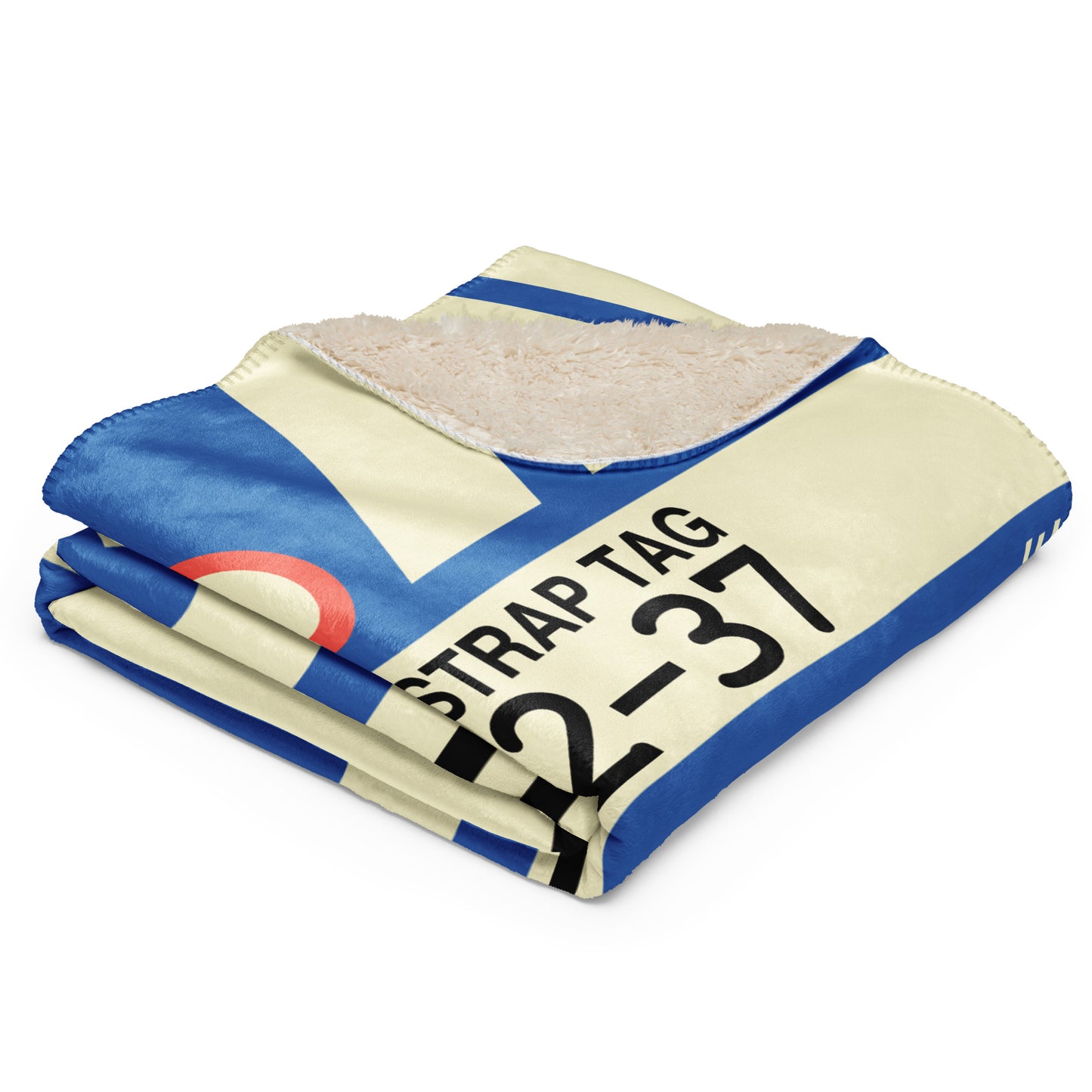 Travel Gift Sherpa Blanket • YQB Quebec City Souvenir • YHM Designs - Image 03