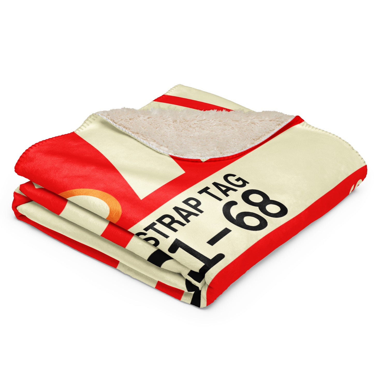 Travel Gift Sherpa Blanket • YQR Regina Souvenir • YHM Designs - Image 03