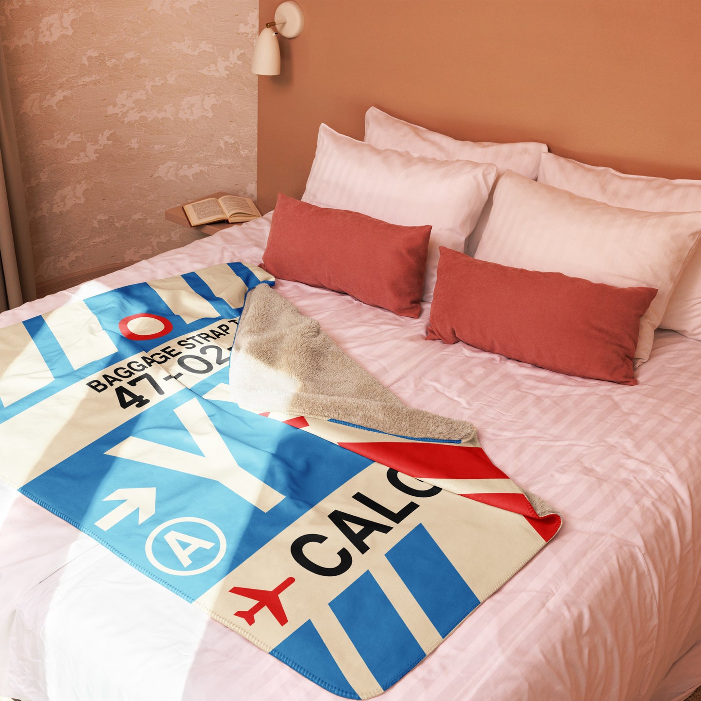 Travel Gift Sherpa Blanket • YYC Calgary • YHM Designs - Image 02