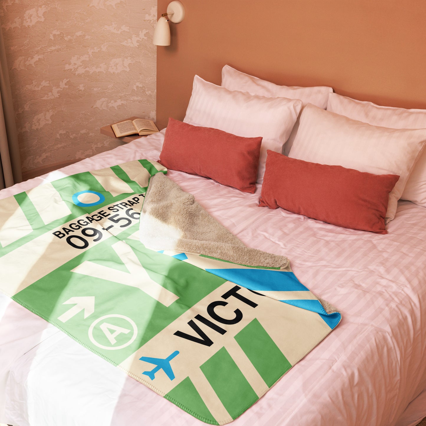Travel Gift Sherpa Blanket • YYJ Victoria • YHM Designs - Image 02