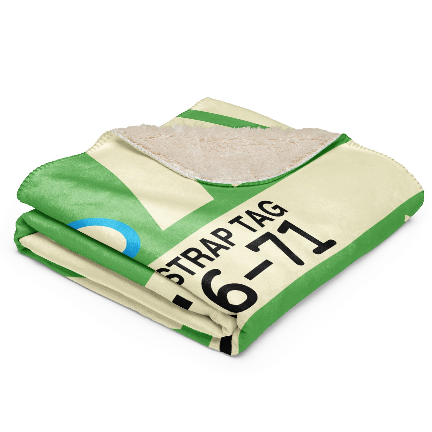 Travel Gift Sherpa Blanket • YYJ Victoria • YHM Designs - Image 03