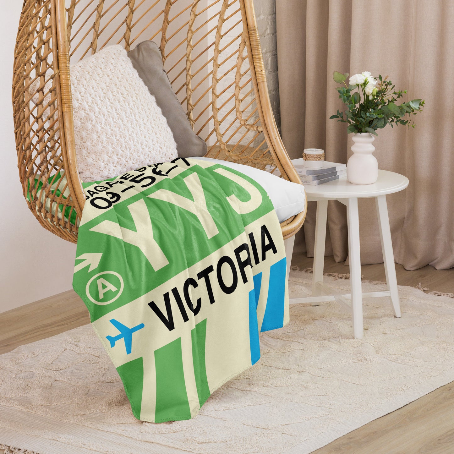 Travel Gift Sherpa Blanket • YYJ Victoria • YHM Designs - Image 07