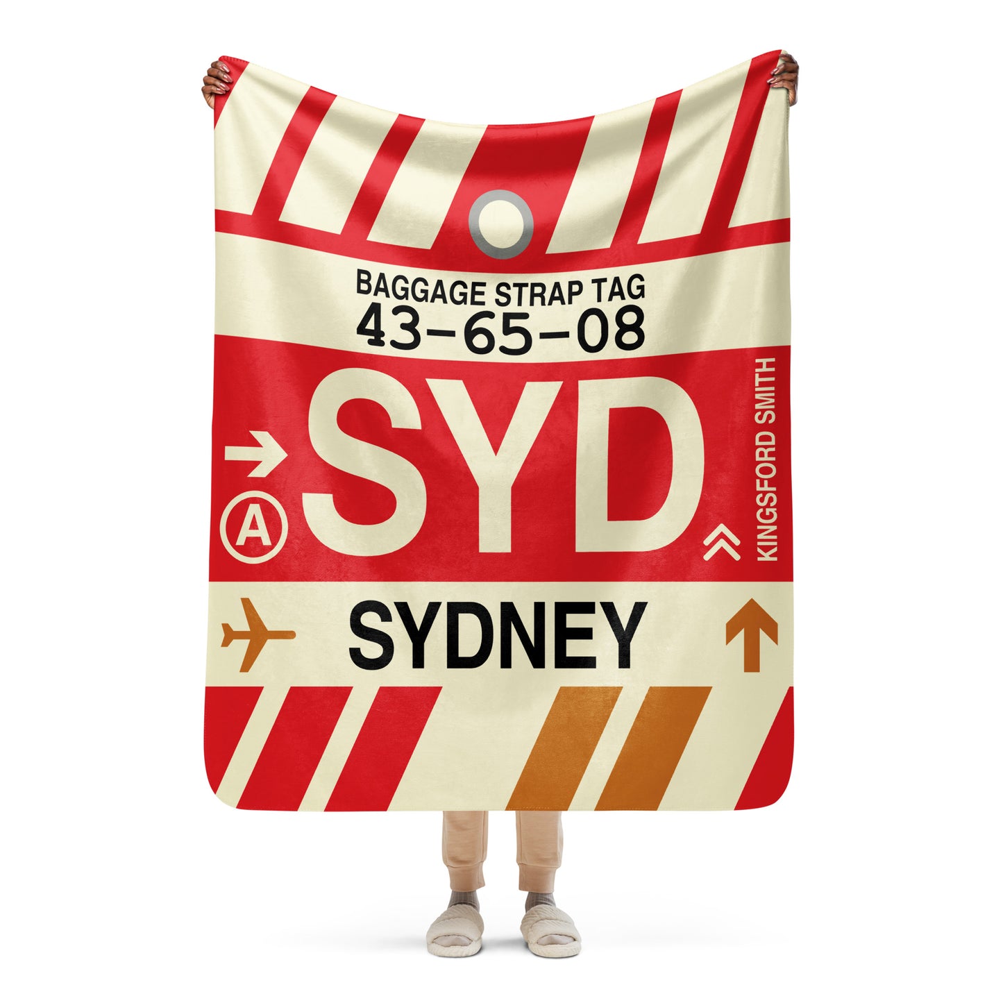 Travel Gift Sherpa Blanket • SYD Sydney • YHM Designs - Image 06