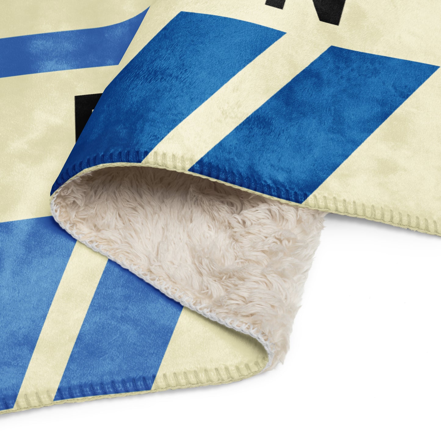 Travel Gift Sherpa Blanket • BOS Boston • YHM Designs - Image 09