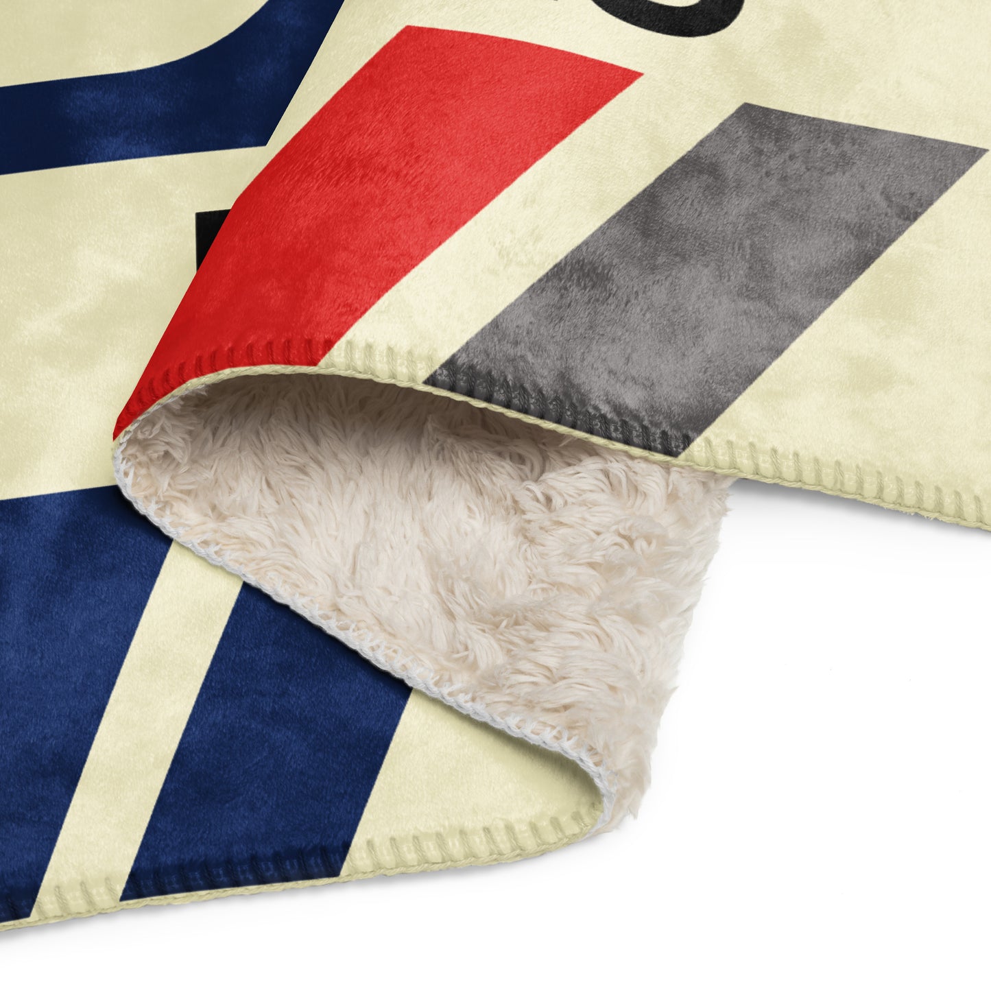 Travel Gift Sherpa Blanket • DFW Dallas Souvenir • YHM Designs - Image 09