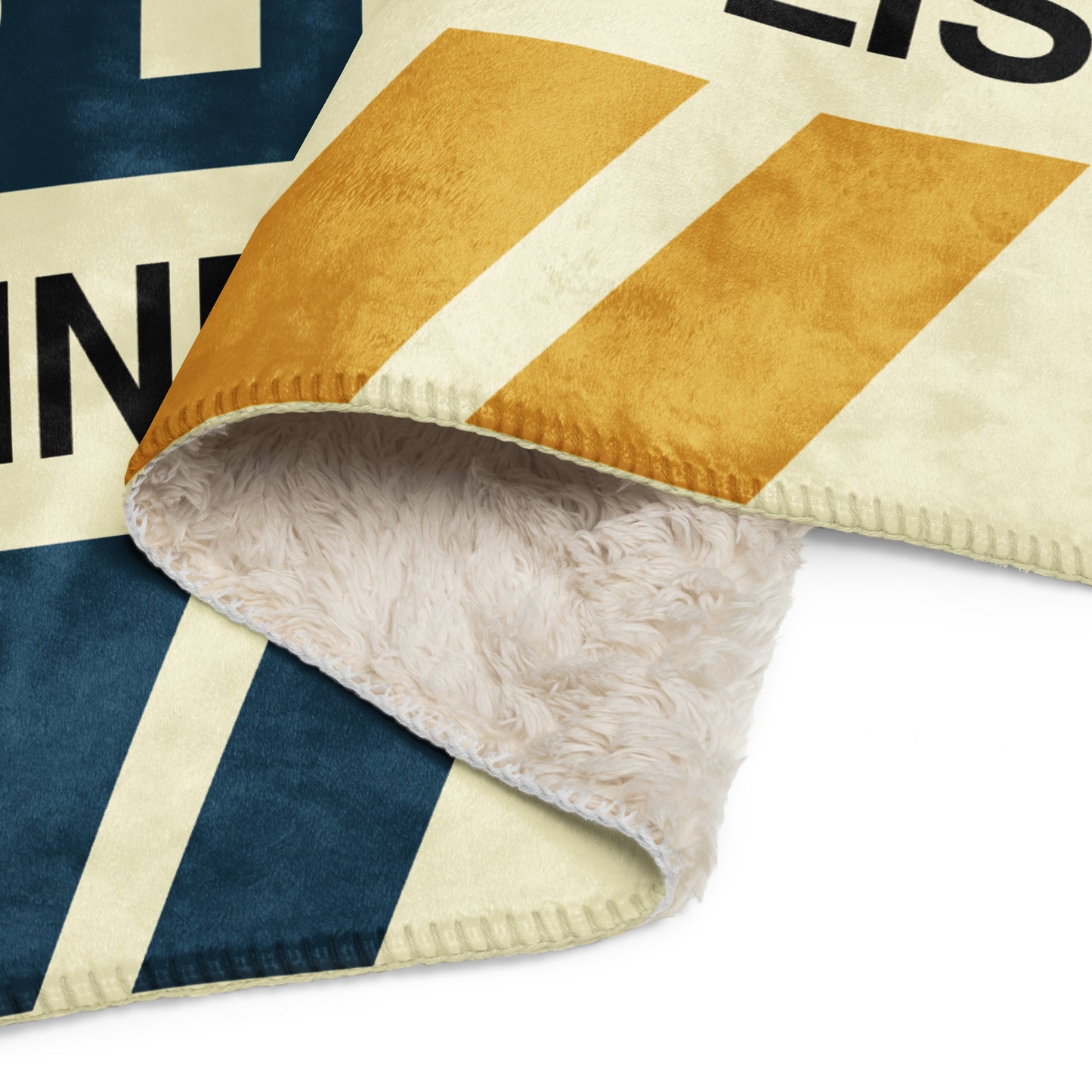 Travel Gift Sherpa Blanket • IND Indianapolis Souvenir • YHM Designs - Image 09