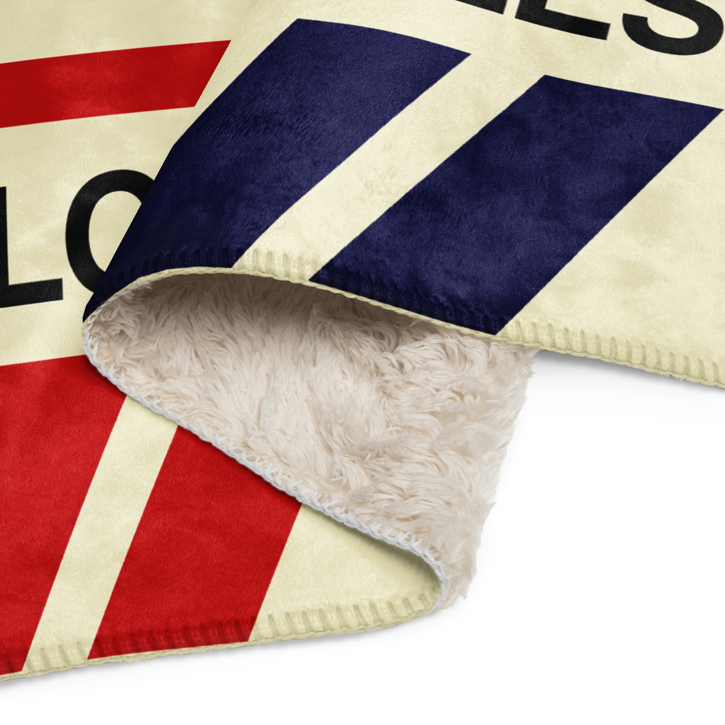 Travel Gift Sherpa Blanket • LAX Los Angeles • YHM Designs - Image 09