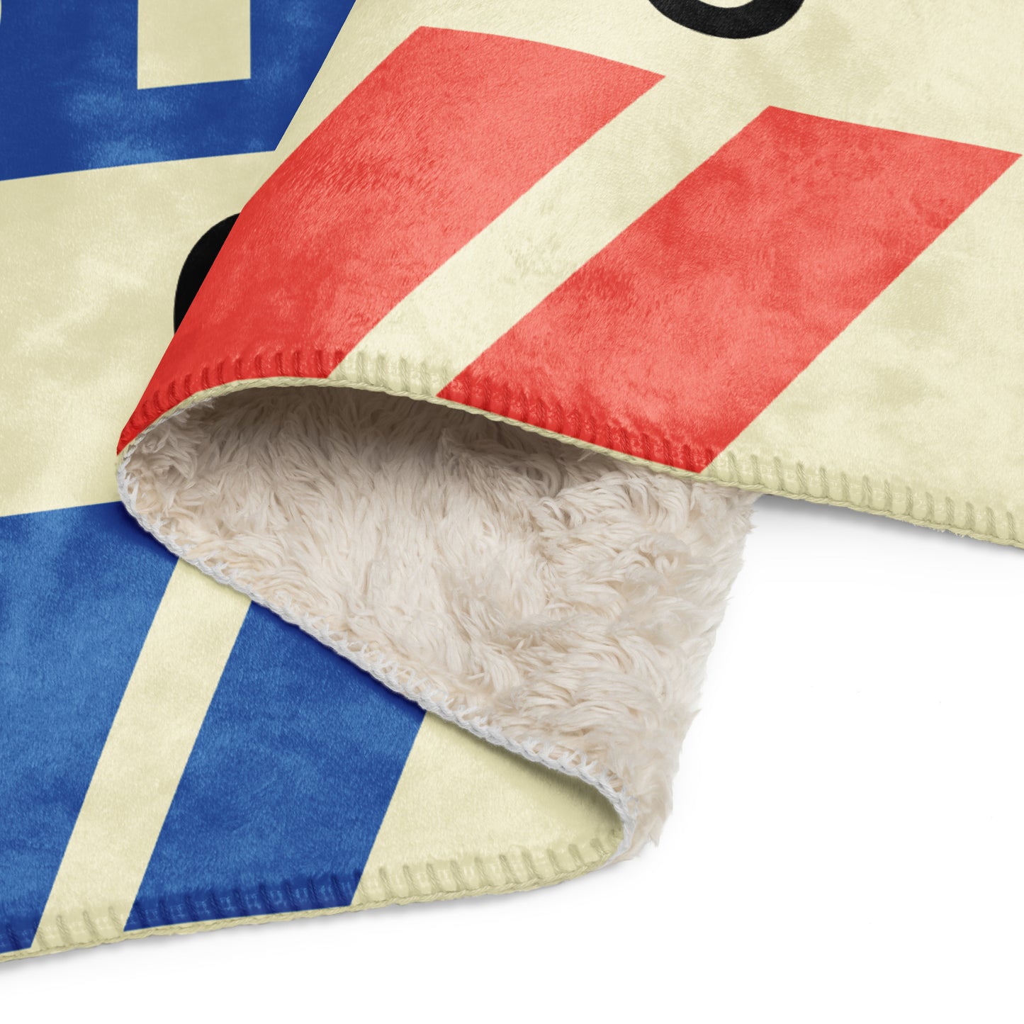 Travel Gift Sherpa Blanket • YQB Quebec City Souvenir • YHM Designs - Image 09
