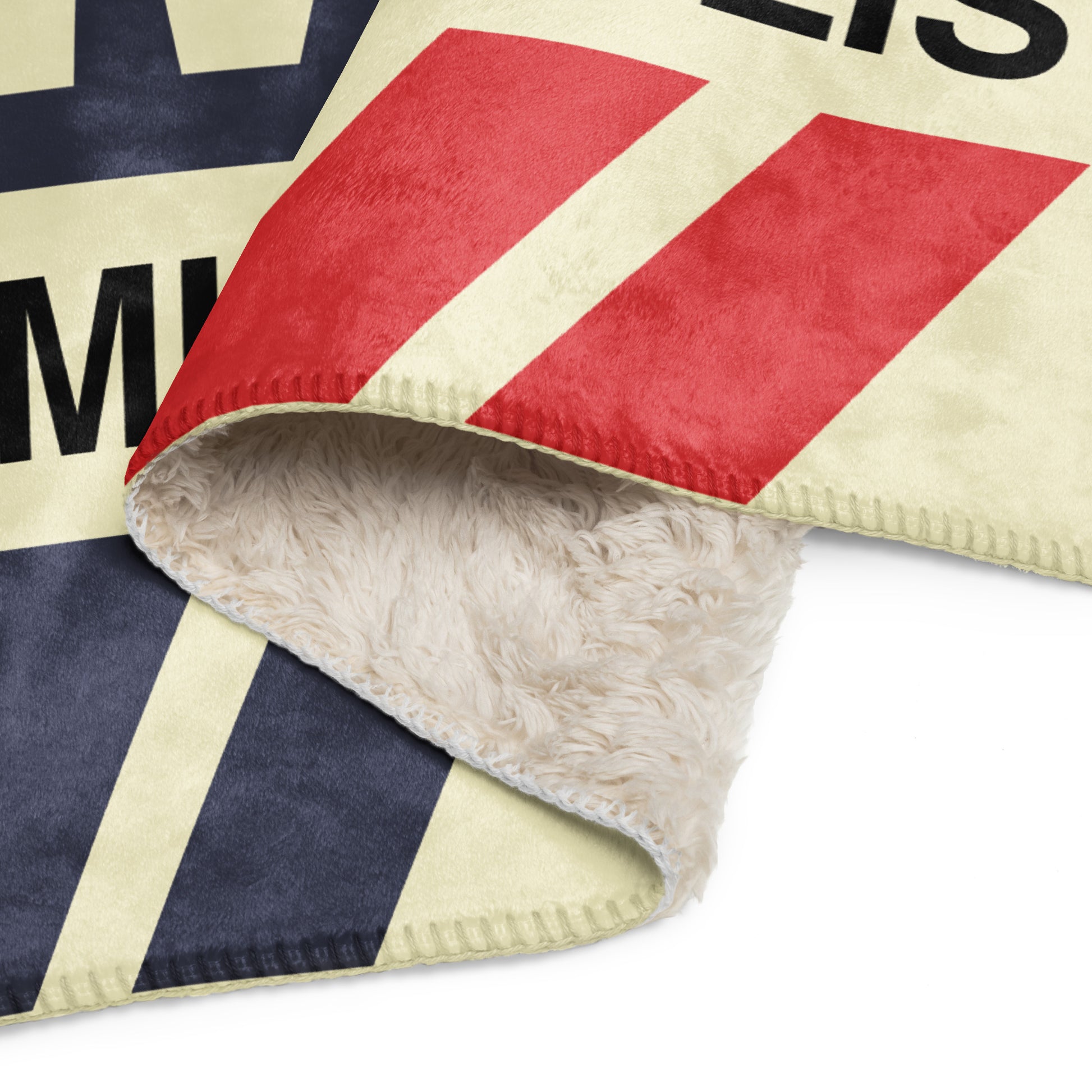MSP Minneapolis Sherpa Blanket • Jet Age Baggage Tag Design • YHM Designs - Image 09