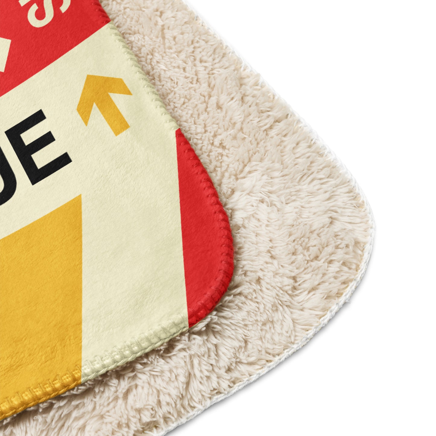 Travel Gift Sherpa Blanket • ABQ Albuquerque • YHM Designs - Image 10
