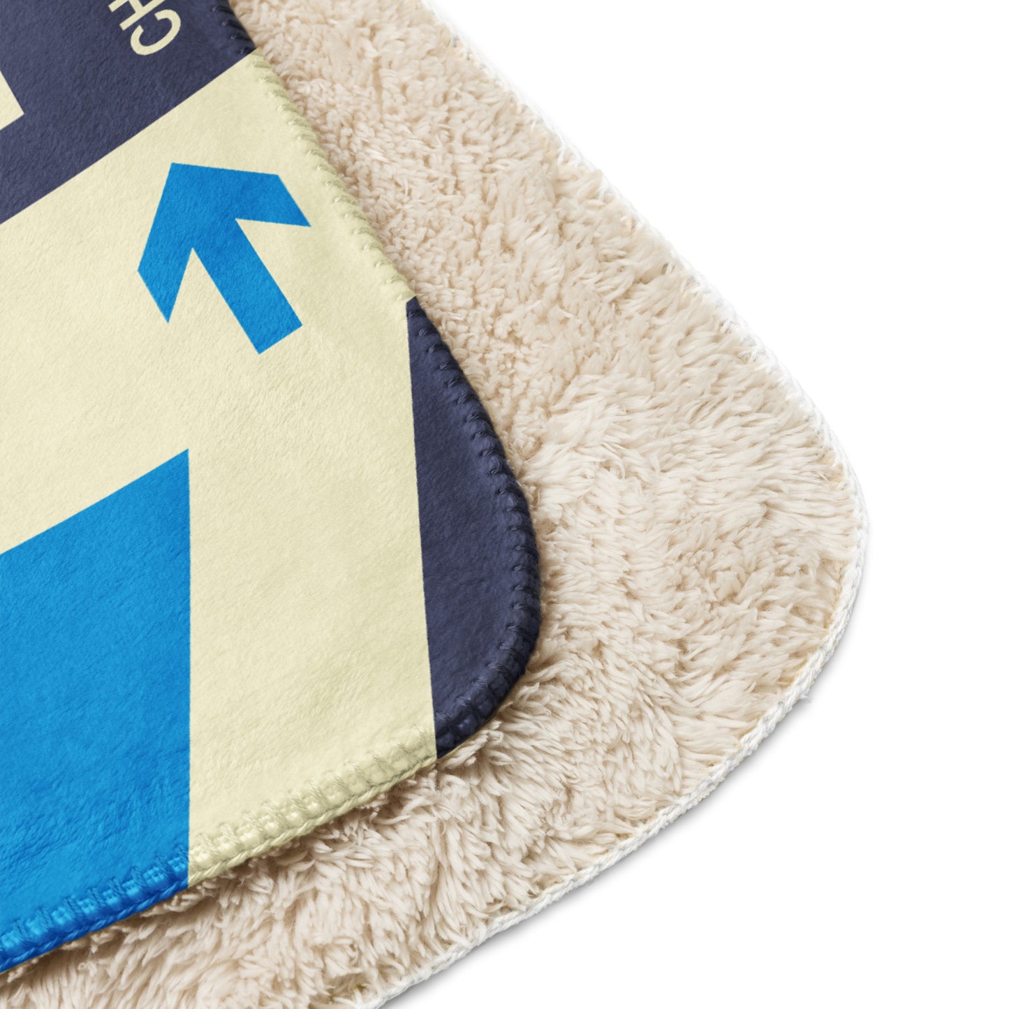 Travel Gift Sherpa Blanket • CDG Paris • YHM Designs - Image 10