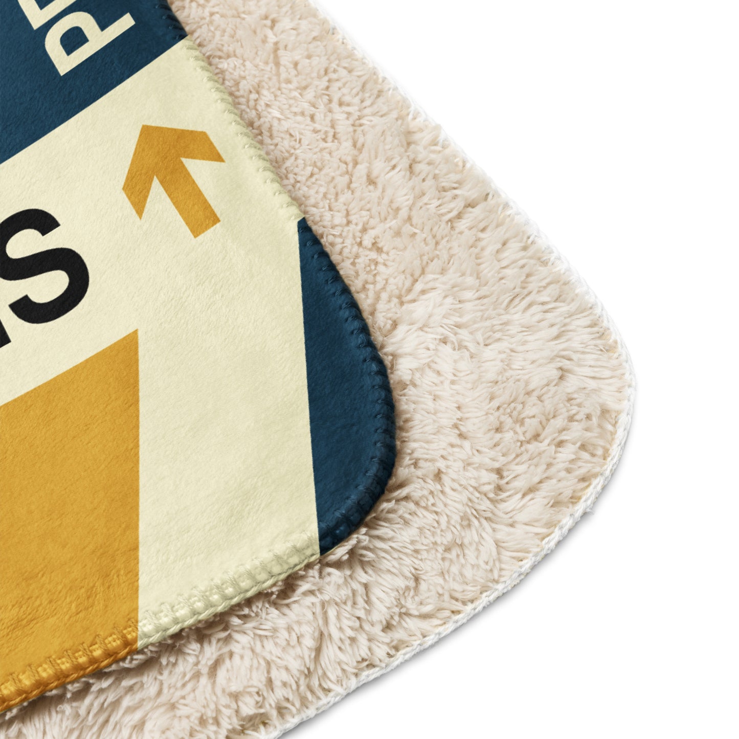 Travel Gift Sherpa Blanket • IND Indianapolis Souvenir • YHM Designs - Image 10