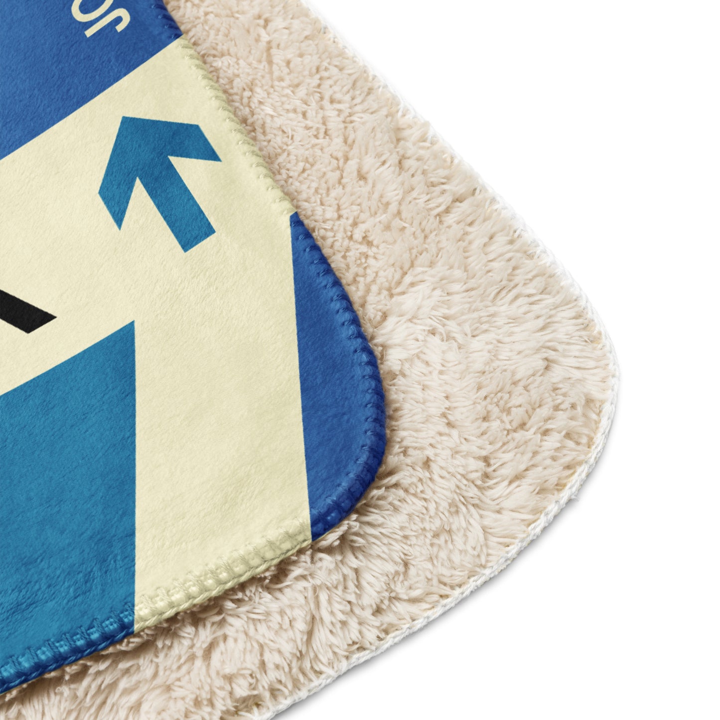 Travel Gift Sherpa Blanket • JFK New York City Souvenir • YHM Designs - Image 10