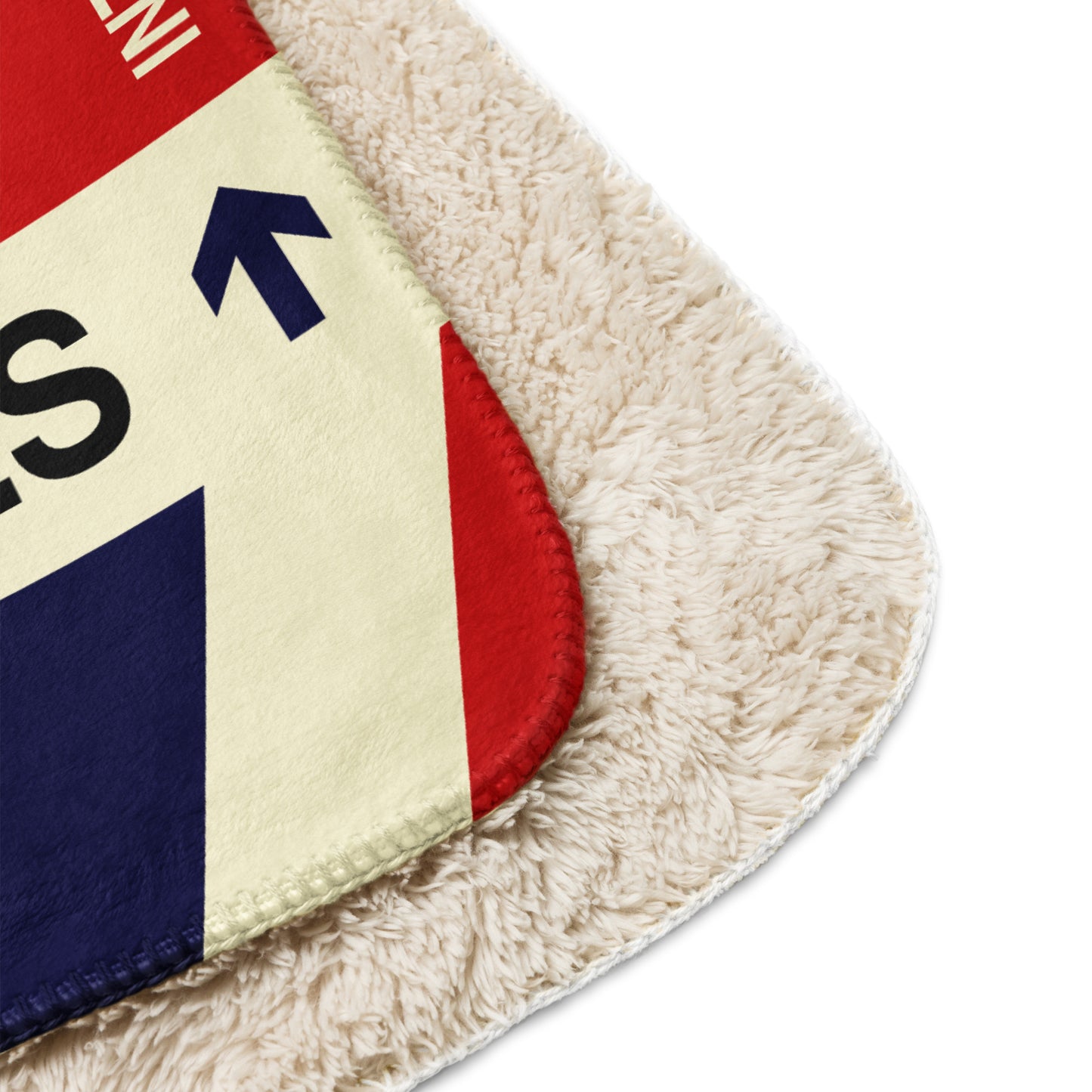 Travel Gift Sherpa Blanket • LAX Los Angeles • YHM Designs - Image 10