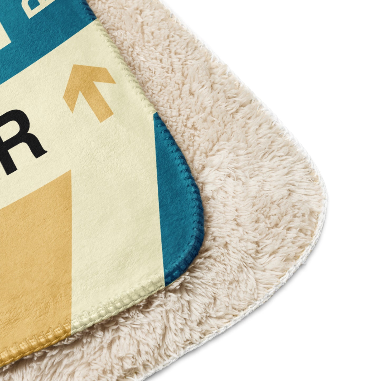 Travel Gift Sherpa Blanket • MAN Manchester Souvenir • YHM Designs - Image 10