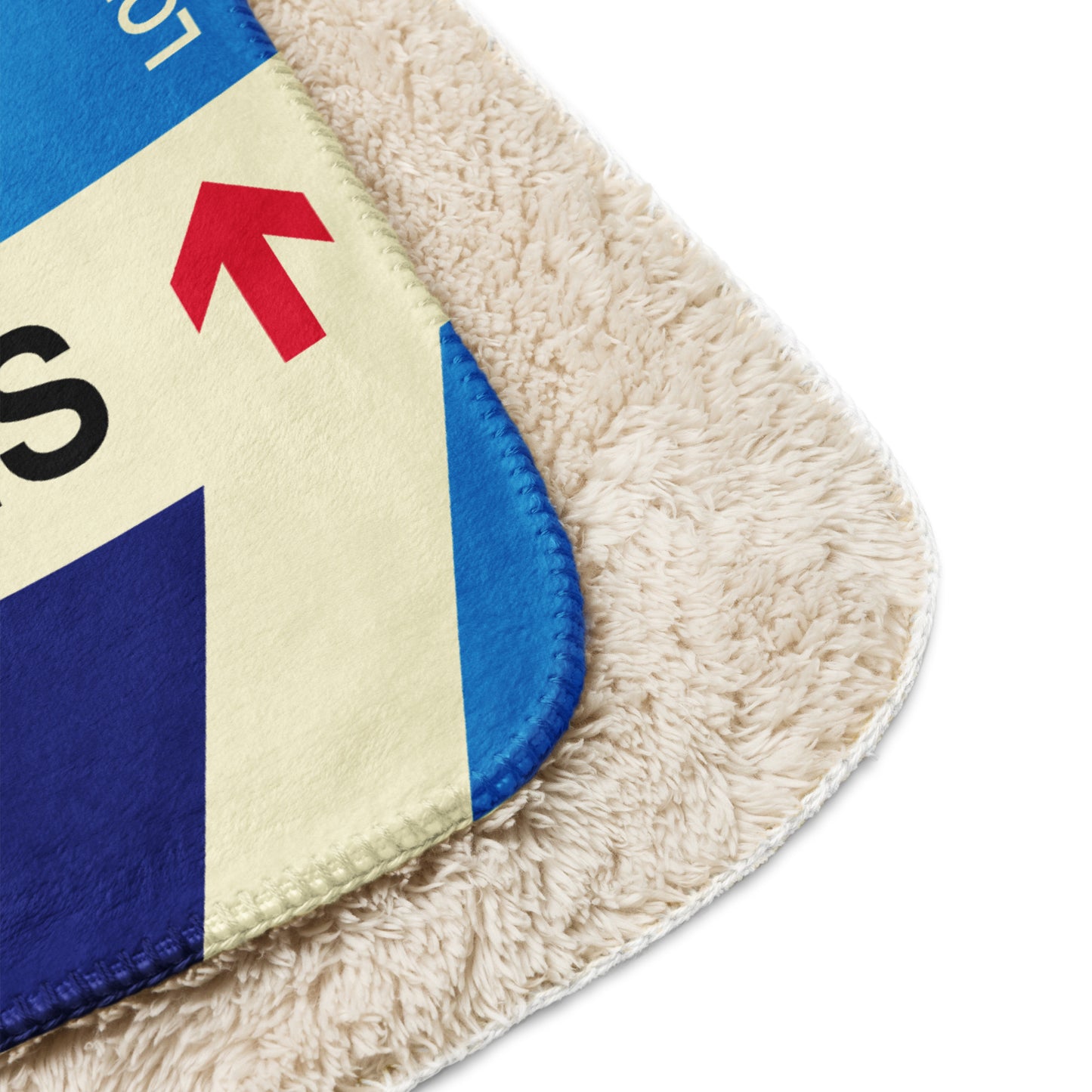 Travel Gift Sherpa Blanket • MSY New Orleans • YHM Designs - Image 10