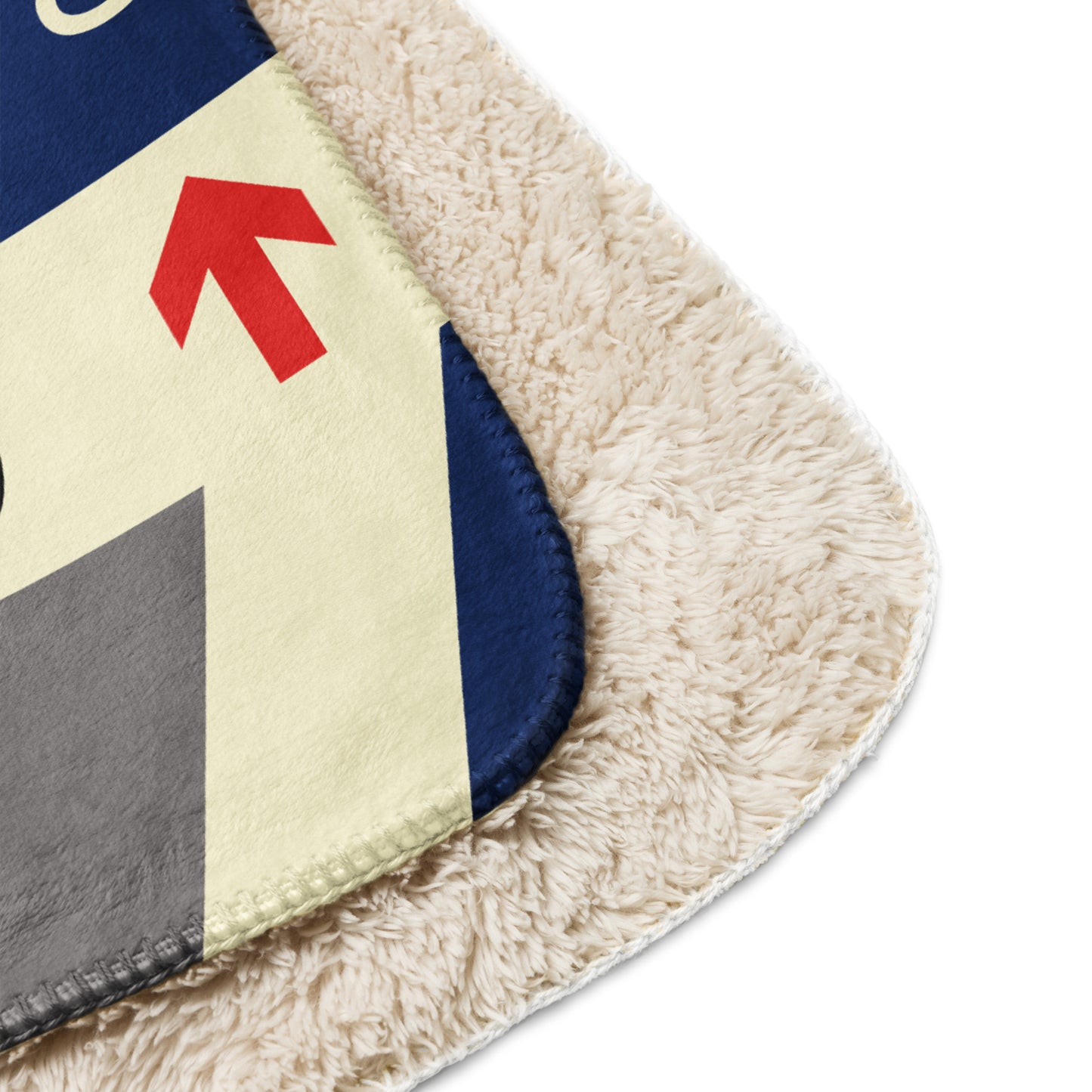 Travel Gift Sherpa Blanket • ORD Chicago Souvenir • YHM Designs - Image 10
