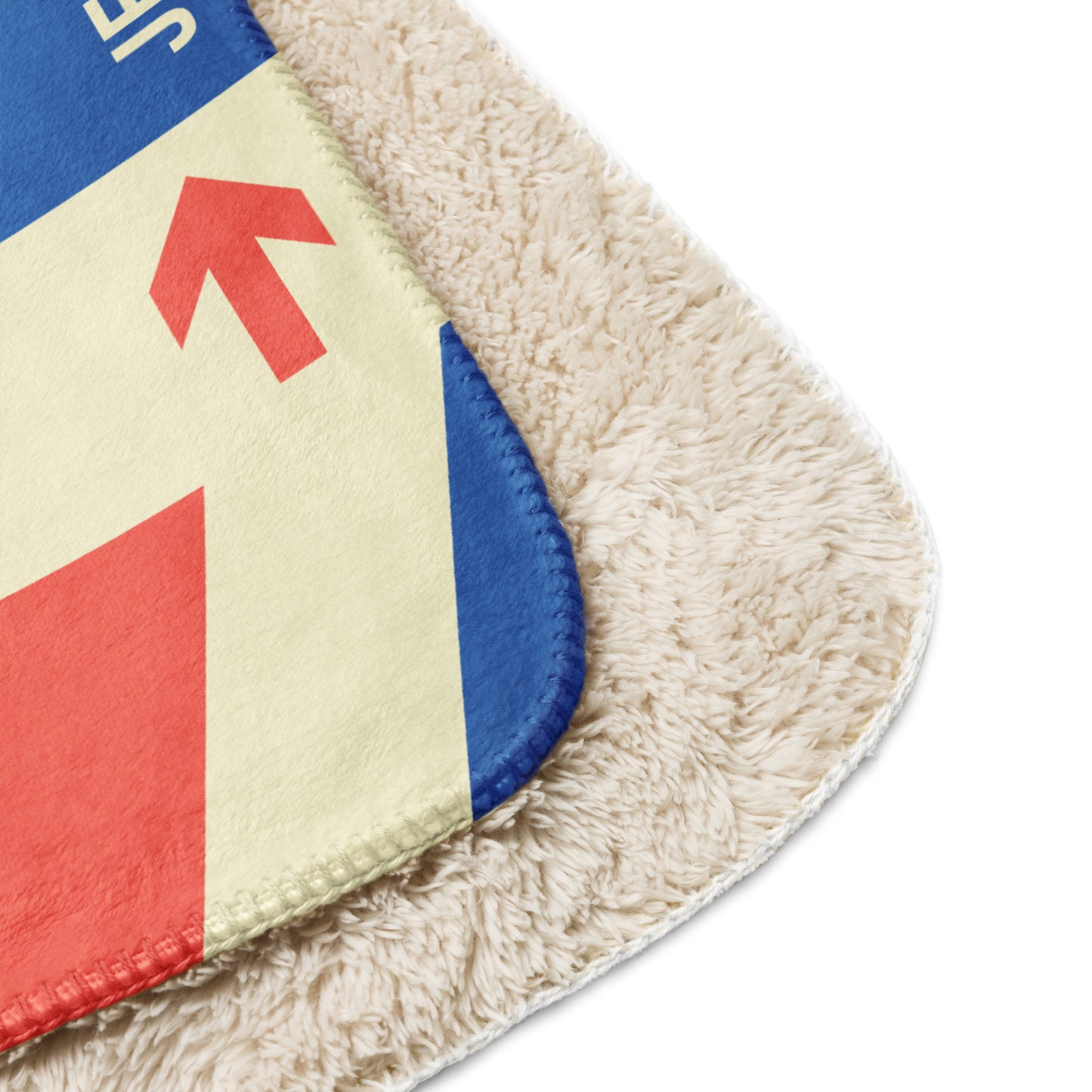 Travel Gift Sherpa Blanket • YQB Quebec City Souvenir • YHM Designs - Image 10