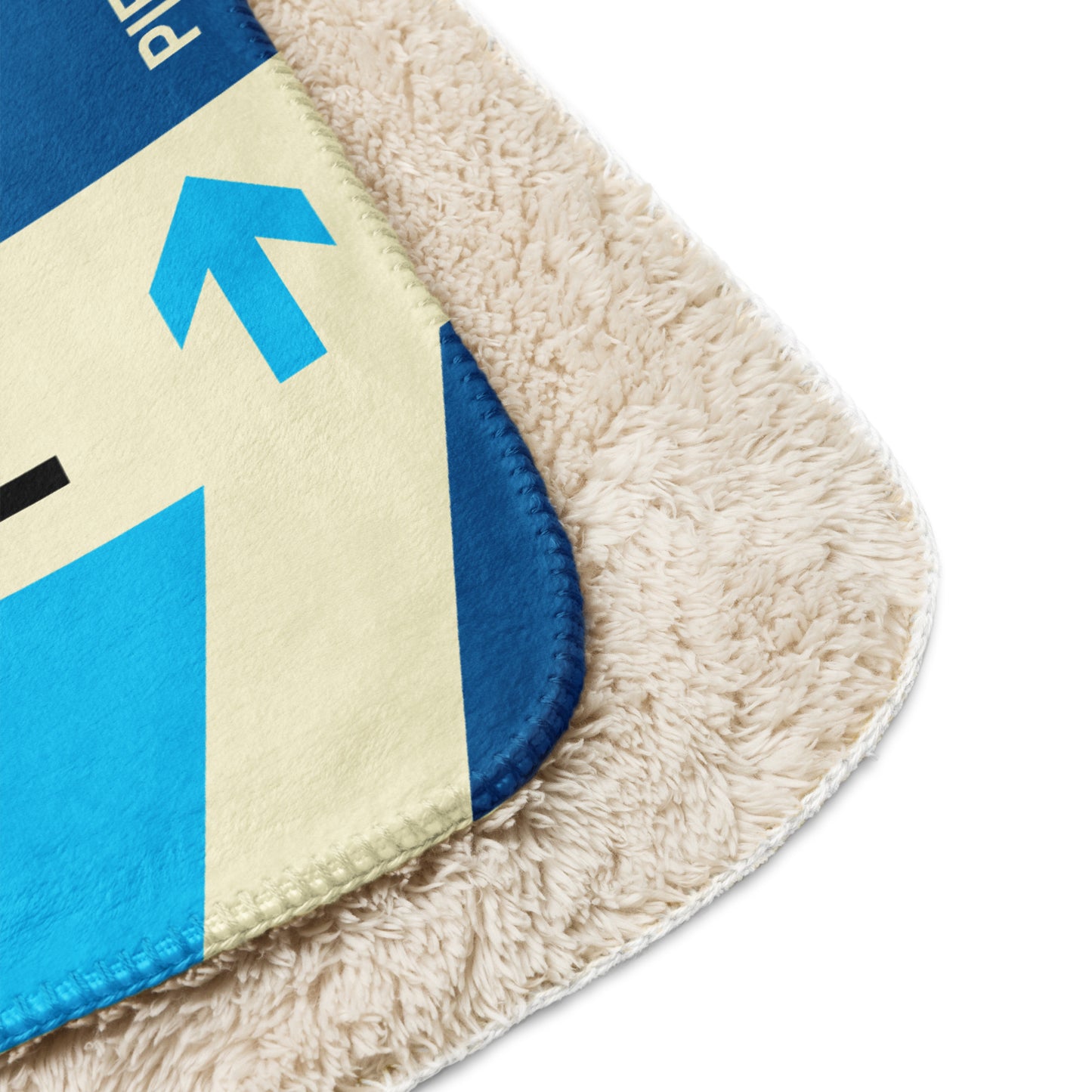 Travel Gift Sherpa Blanket • YUL Montreal Souvenir • YHM Designs - Image 10