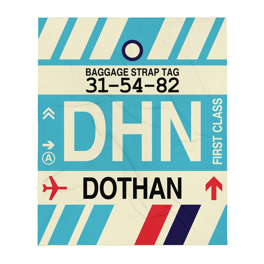Travel Gift Throw Blanket • DHN Dothan • YHM Designs - Image 01