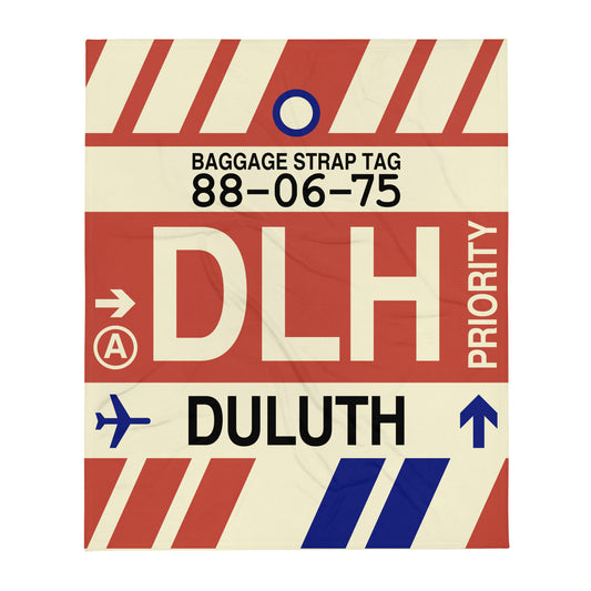 Travel Gift Throw Blanket • DLH Duluth • YHM Designs - Image 01