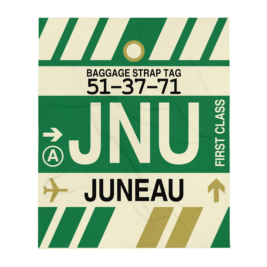 Travel Gift Throw Blanket • JNU Juneau • YHM Designs - Image 01