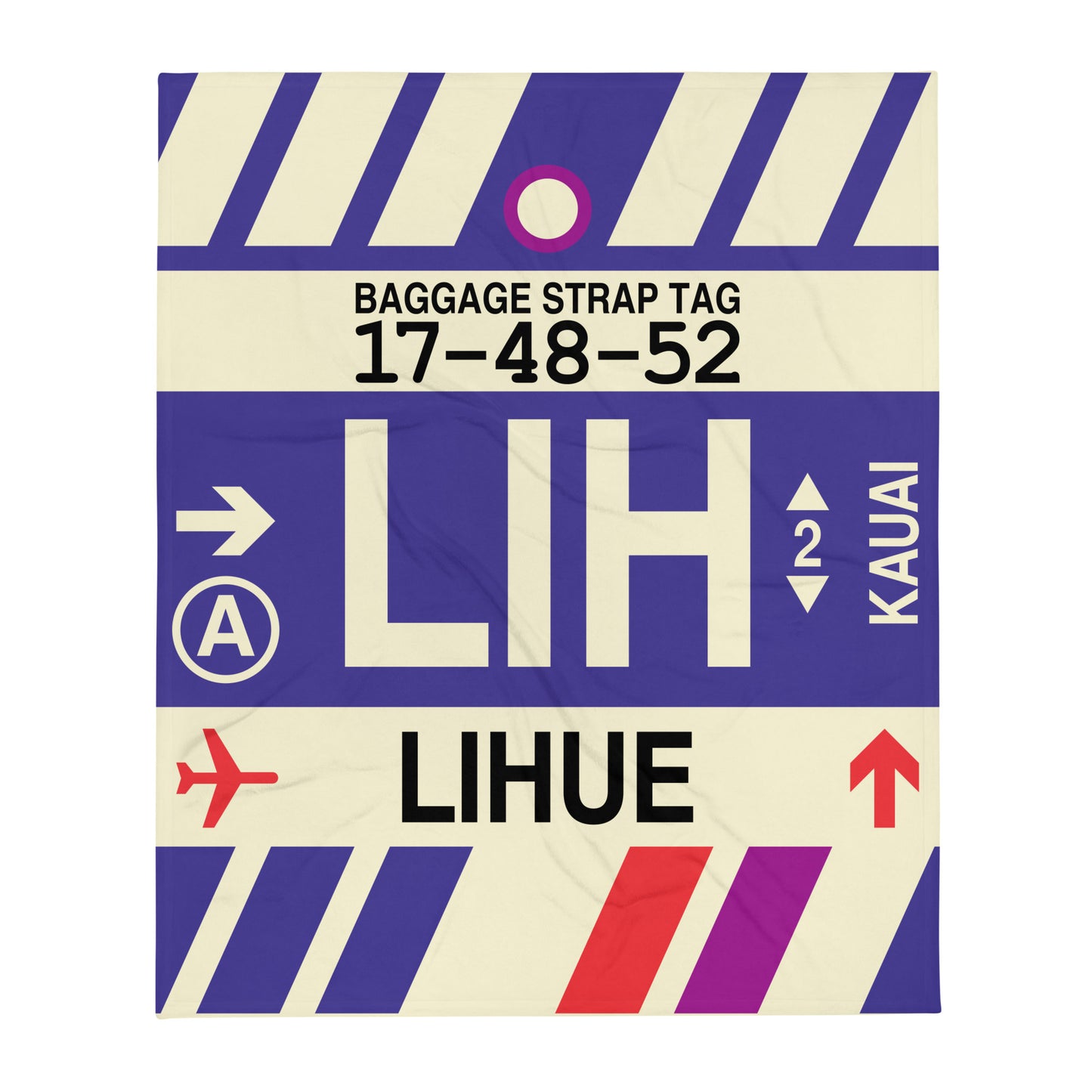 Travel Gift Throw Blanket • LIH Lihue • YHM Designs - Image 01