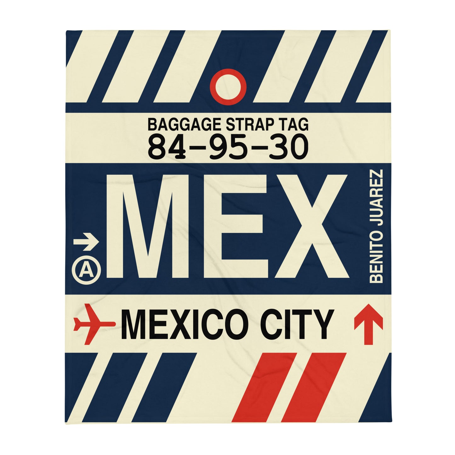 Travel Gift Throw Blanket • MEX Mexico City Souvenir • YHM Designs - Image 01