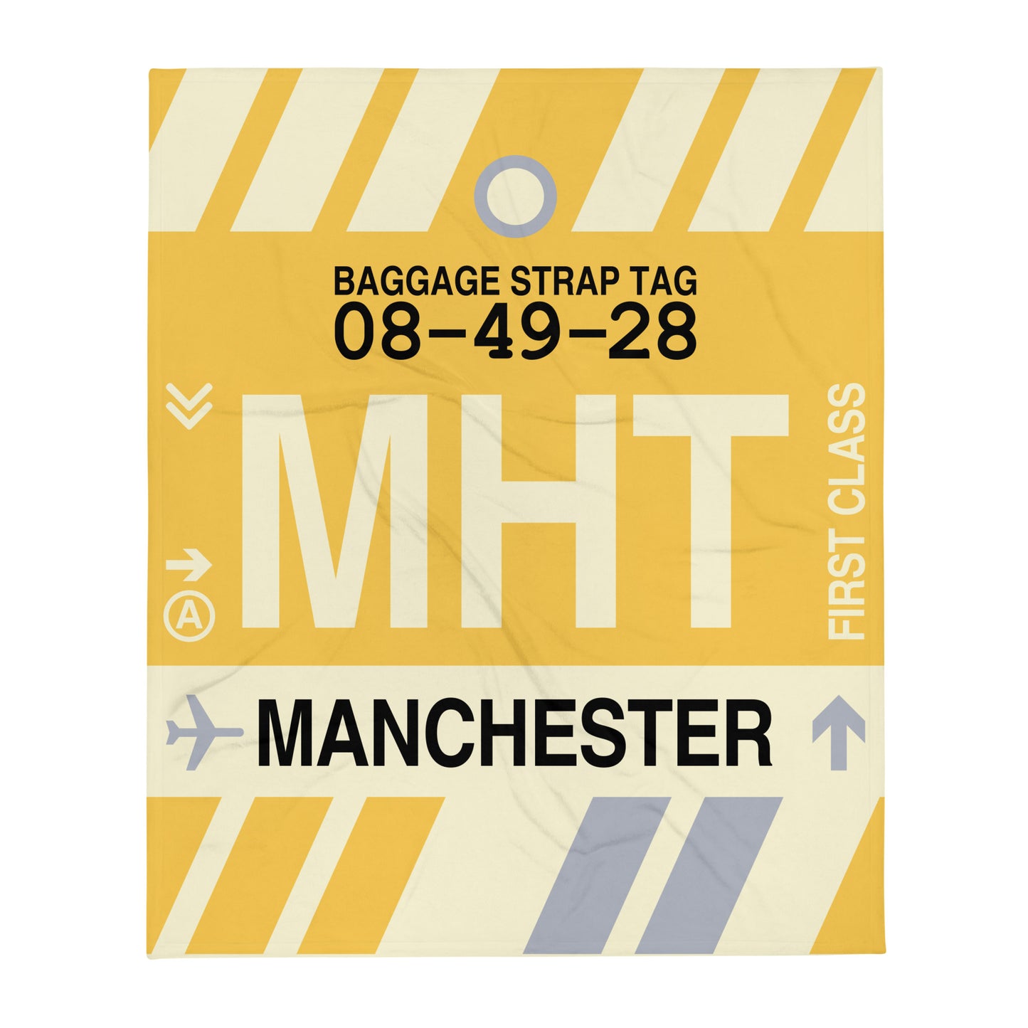 Travel Gift Throw Blanket • MHT Manchester • YHM Designs - Image 01