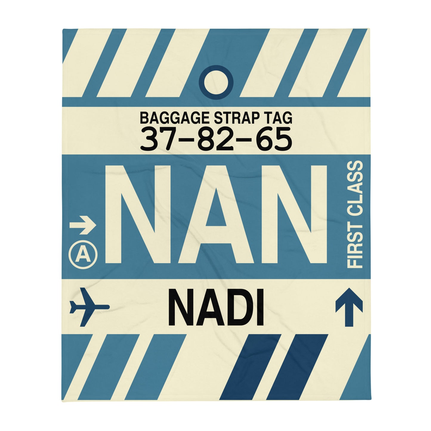 Travel Gift Throw Blanket • NAN Nadi Souvenir • YHM Designs - Image 01