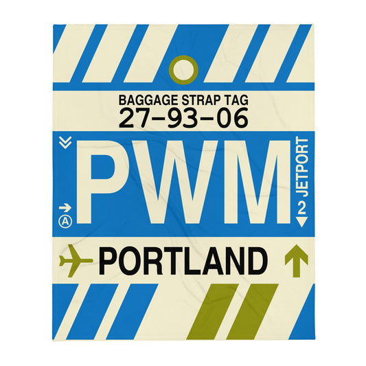 Travel Gift Throw Blanket • PWM Portland • YHM Designs - Image 01
