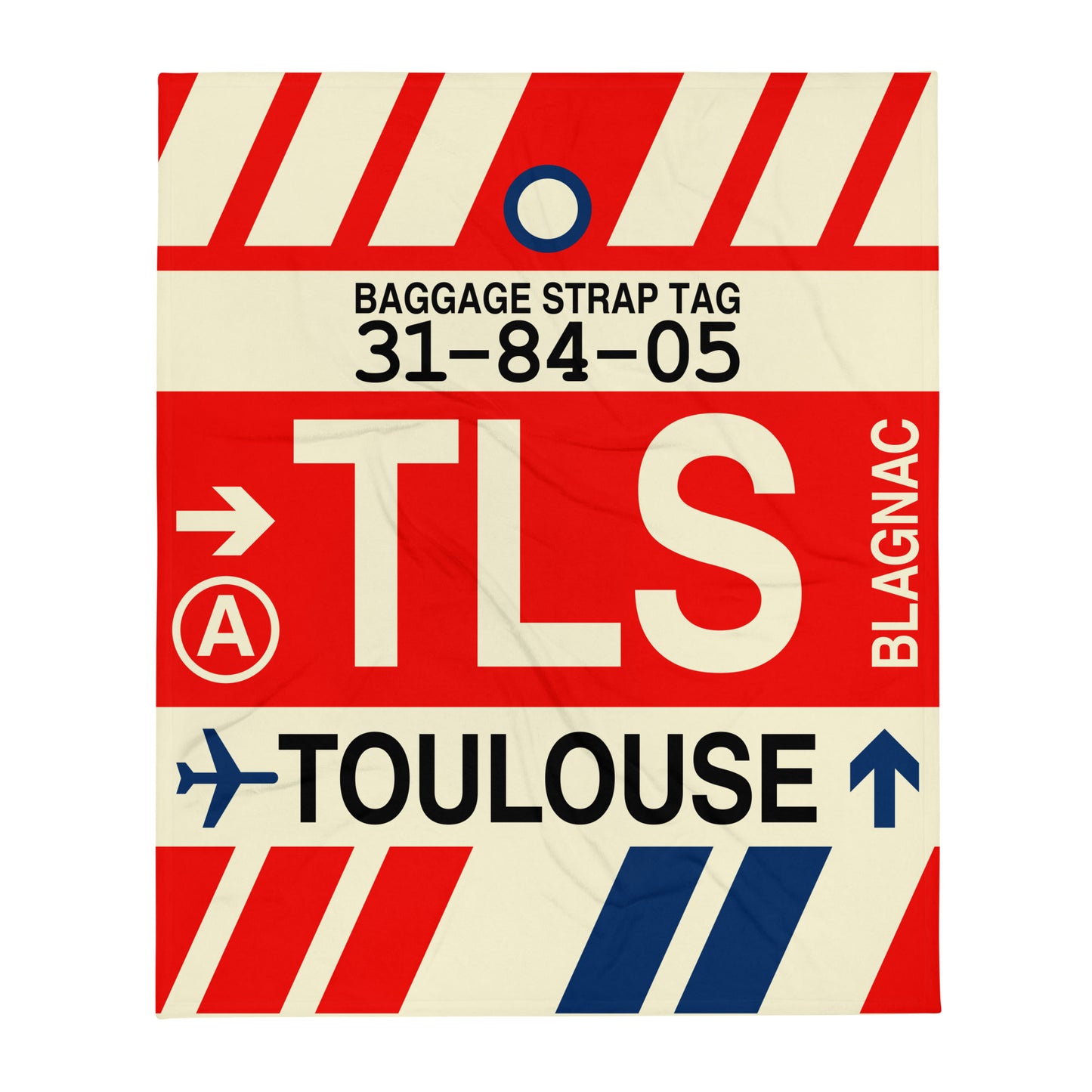 Travel Gift Throw Blanket • TLS Toulouse • YHM Designs - Image 01