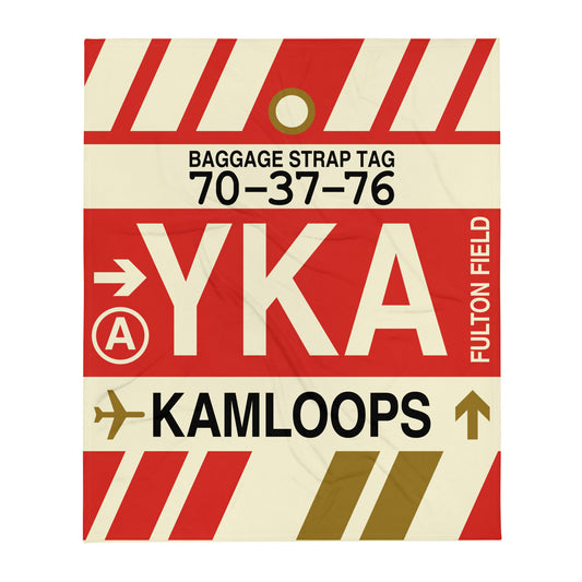Travel Gift Throw Blanket • YKA Kamloops • YHM Designs - Image 01