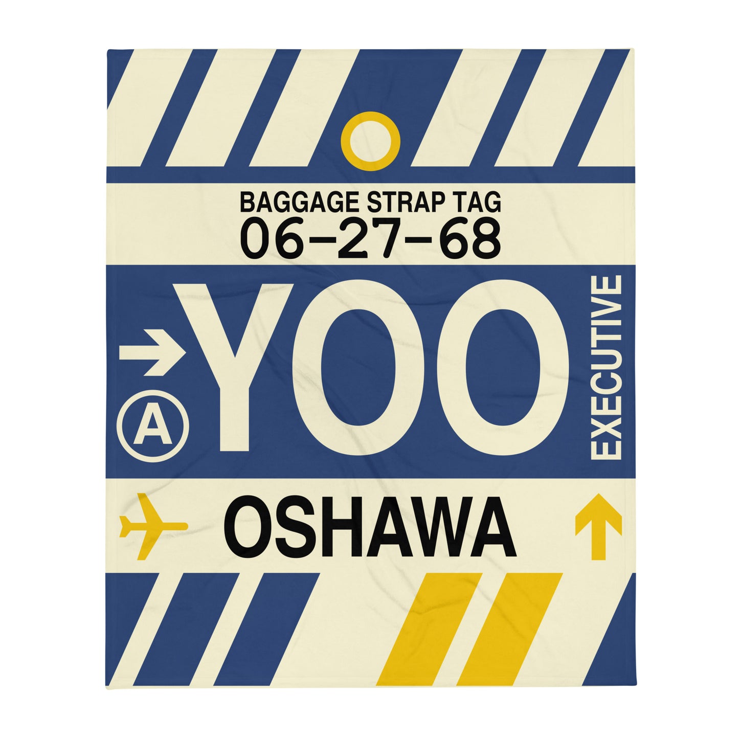 Travel Gift Throw Blanket • YOO Oshawa • YHM Designs - Image 01
