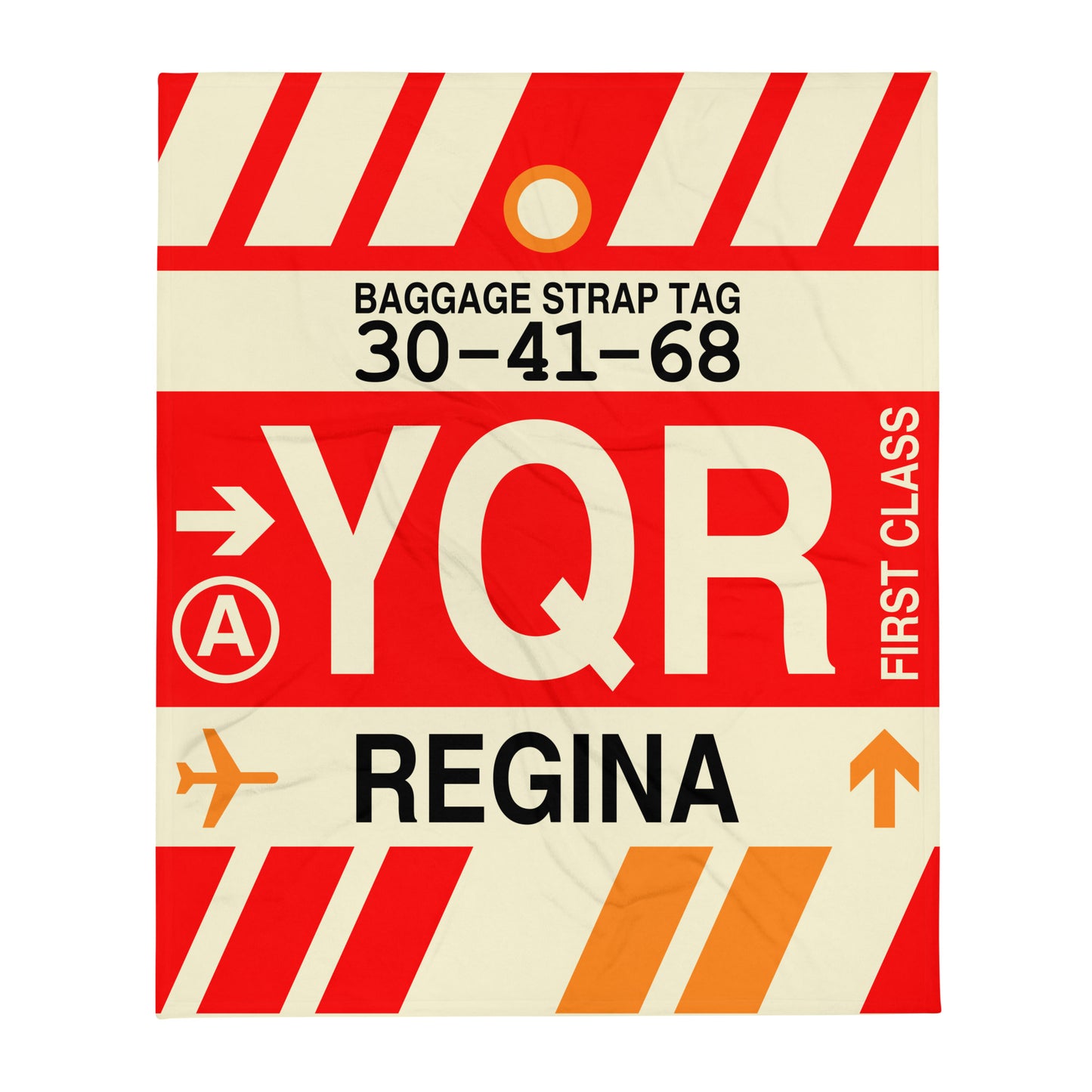 Travel Gift Throw Blanket • YQR Regina Souvenir • YHM Designs - Image 01