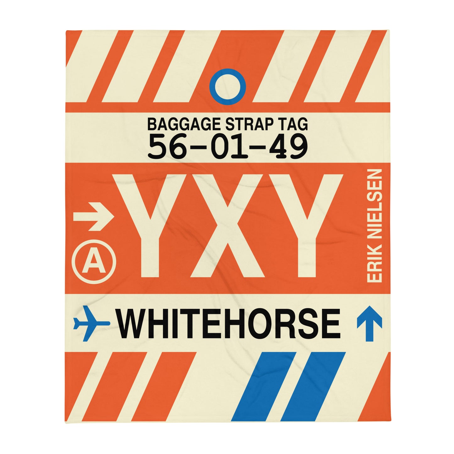Travel Gift Throw Blanket • YXY Whitehorse • YHM Designs - Image 01