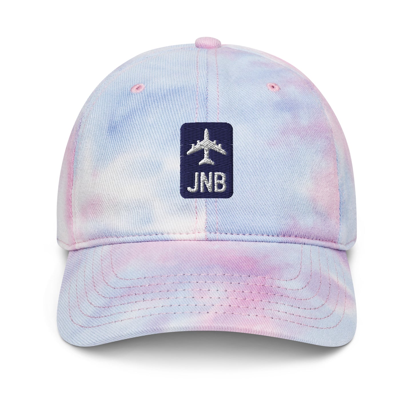Jetliner Tie-Dye Baseball Cap • Navy/White • JNB Johannesburg • YHM Designs - Image 16
