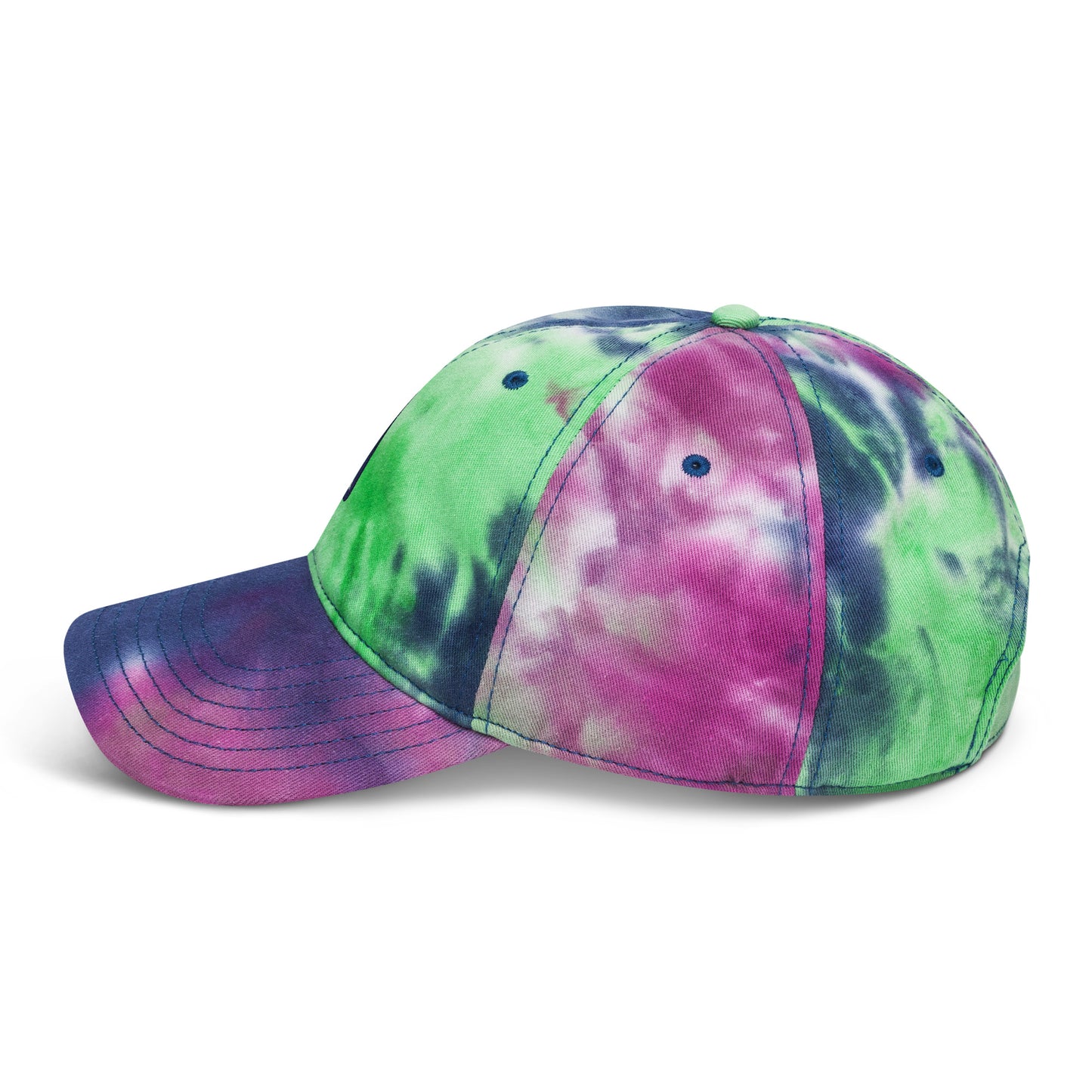 Jetliner Tie-Dye Baseball Cap • Navy/White • MEX Mexico City • YHM Designs - Image 14