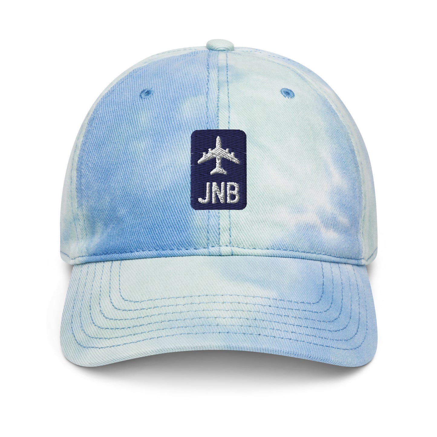 Jetliner Tie-Dye Baseball Cap • Navy/White • JNB Johannesburg • YHM Designs - Image 20