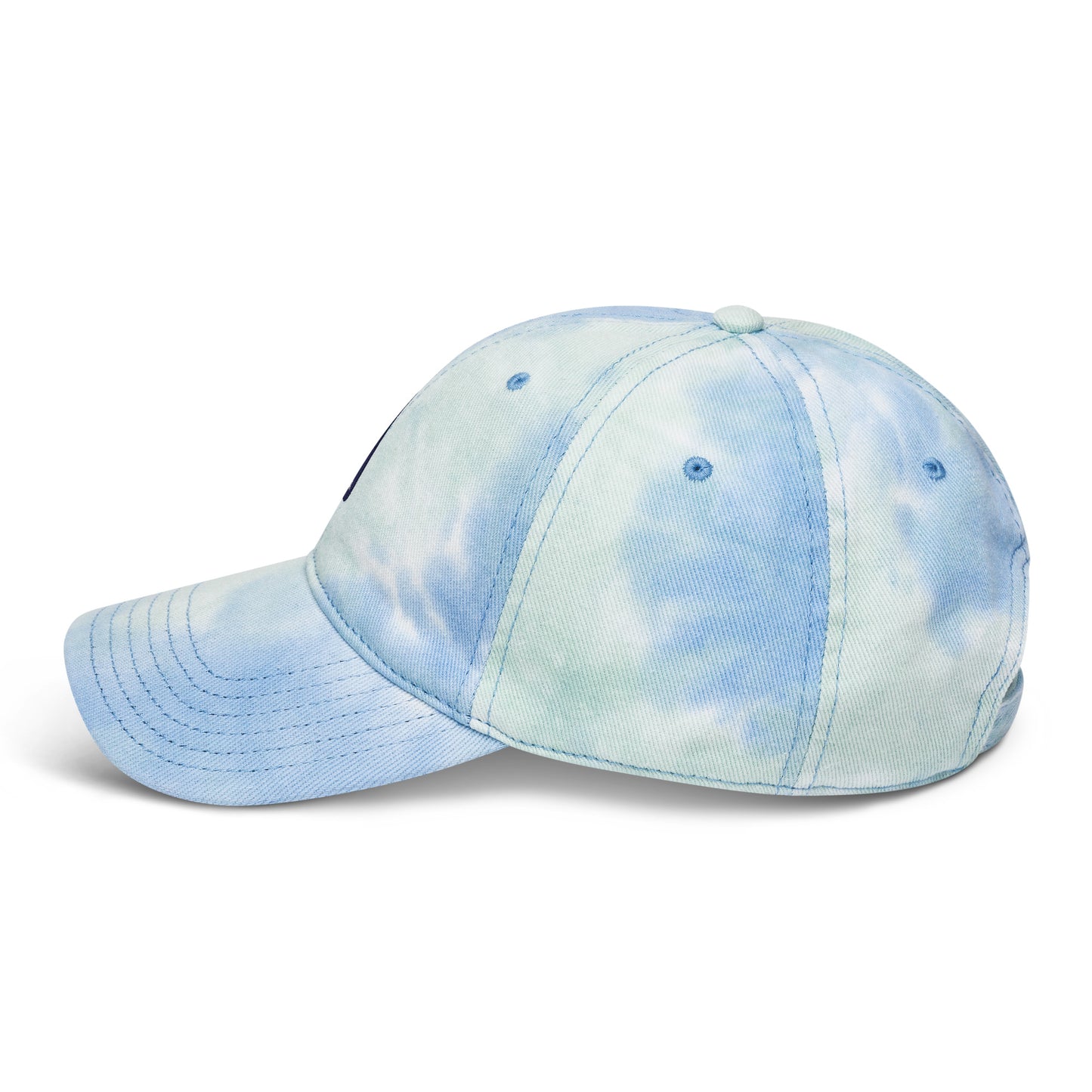 Jetliner Tie-Dye Baseball Cap • Navy/White • MEX Mexico City • YHM Designs - Image 22