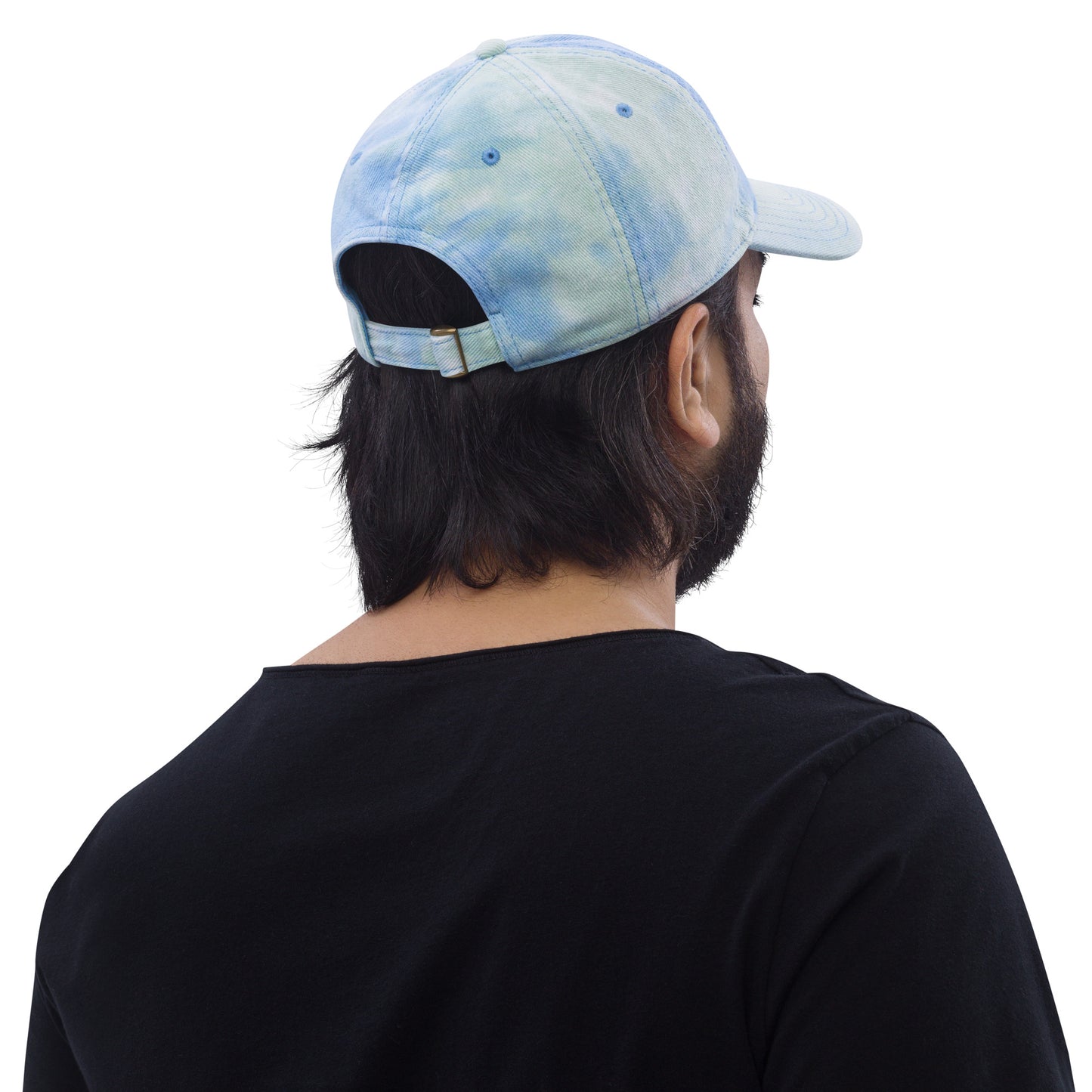 Jetliner Tie-Dye Baseball Cap • Navy/White • MEX Mexico City • YHM Designs - Image 05
